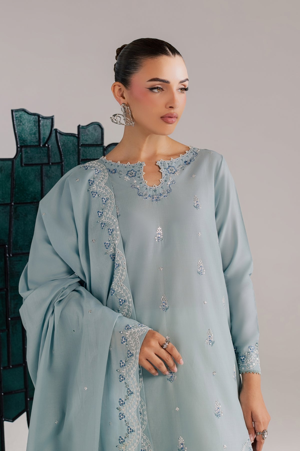  Astola 3Pc - Luxury Embroidered Lawn BATIKSS26  BATIK   XS / Stone Blue / Pima Lawn-S / Stone Blue / Pima Lawn-M / Stone Blue / Pima Lawn-L / Stone Blue / Pima Lawn-XL / Stone Blue / Pima Lawn