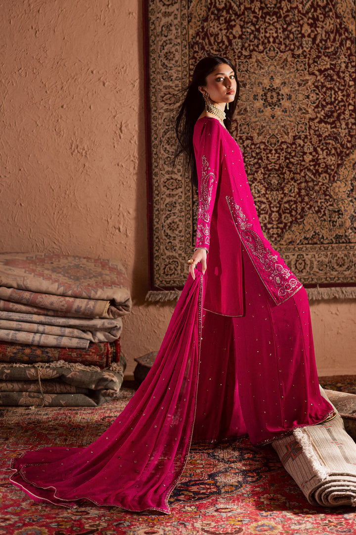  Atishi Gulabi 3Pc - Festive Luxe Pret BATIKSTUDIO2025  BATIK   S / Fuschia Pink / Georgette-M / Fuschia Pink / Georgette-L / Fuschia Pink / Georgette