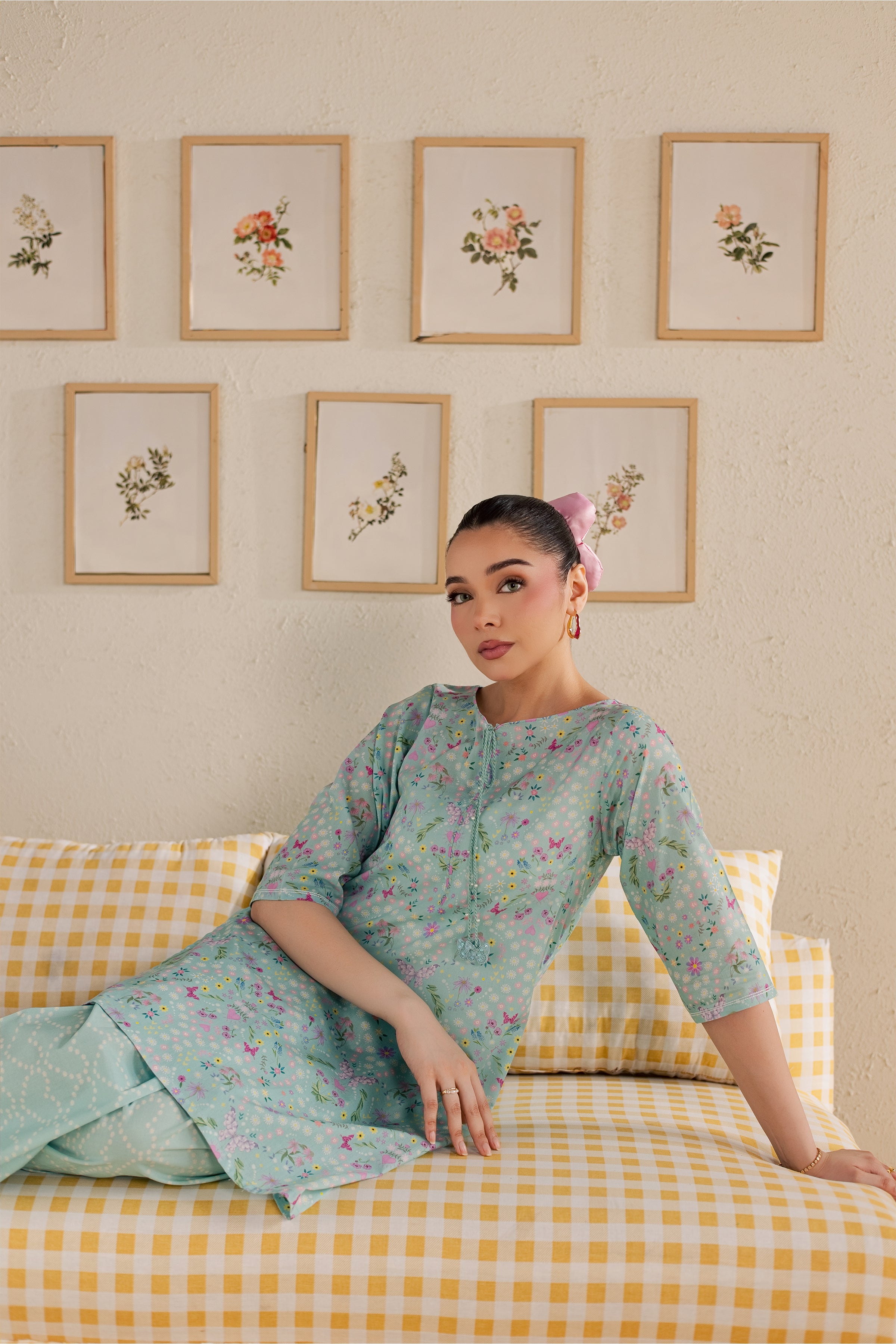  Atom 2Pc - Printed Lawn Dress BATIKSS26  BATIK   XS / Blue / Lawn-S / Blue / Lawn-M / Blue / Lawn-L / Blue / Lawn-XL / Blue / Lawn