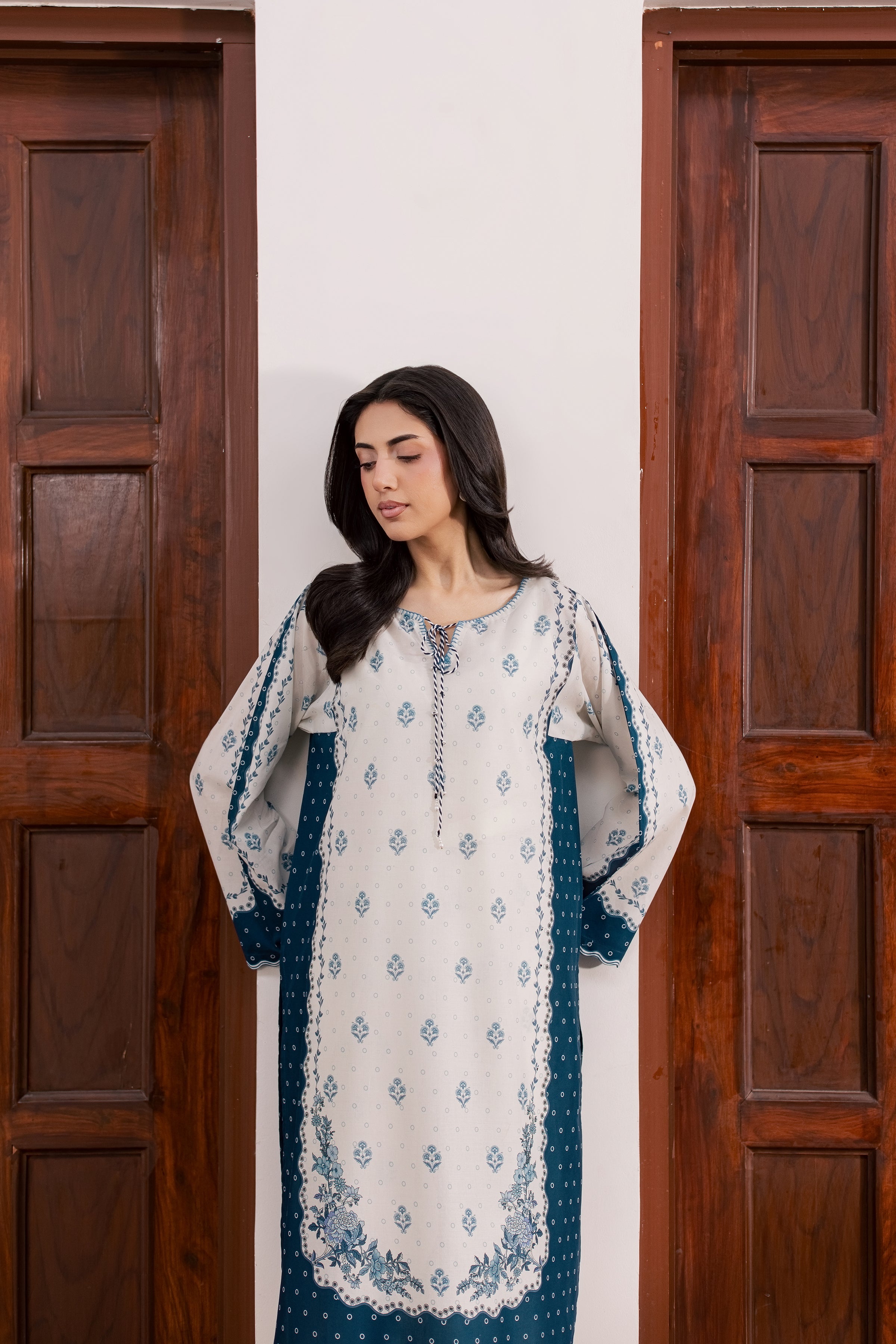  Aura 2Pc - Printed Lawn Dress BATIKSS26  BATIK   XS / Off White / Lawn-S / Off White / Lawn-M / Off White / Lawn-L / Off White / Lawn-XL / Off White / Lawn
