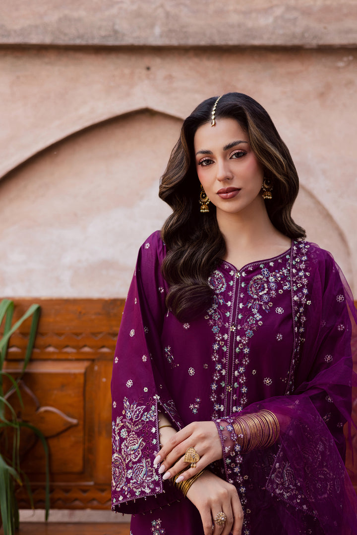  Balter 3Pc - Festive Embroidered Lawn BATIKEID2026  BATIK   XS / Wine / Pima Lawn-S / Wine / Pima Lawn-M / Wine / Pima Lawn-L / Wine / Pima Lawn-XL / Wine / Pima Lawn