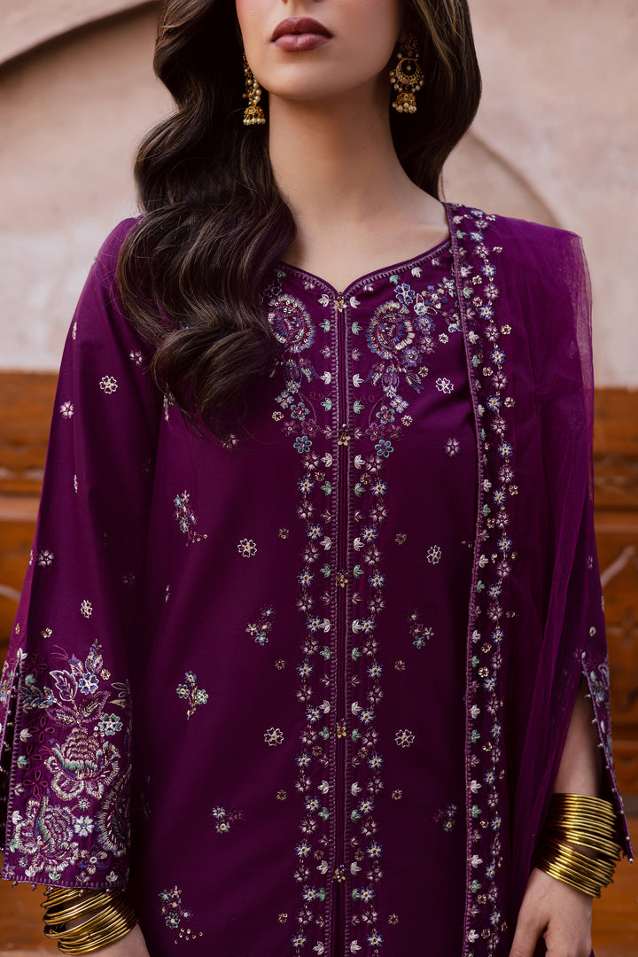  Balter 3Pc - Festive Embroidered Lawn BATIKEID2026  BATIK   XS / Wine / Pima Lawn-S / Wine / Pima Lawn-M / Wine / Pima Lawn-L / Wine / Pima Lawn-XL / Wine / Pima Lawn