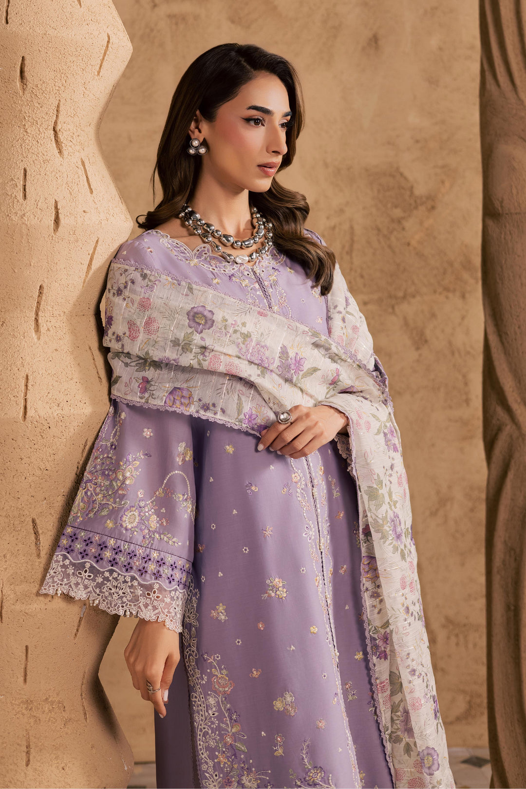  Belfast 3Pc - Embroidered Festive Pret BATIKSS26  BATIK   XS / Lilac / Pima Lawn-S / Lilac / Pima Lawn-M / Lilac / Pima Lawn-L / Lilac / Pima Lawn-XL / Lilac / Pima Lawn