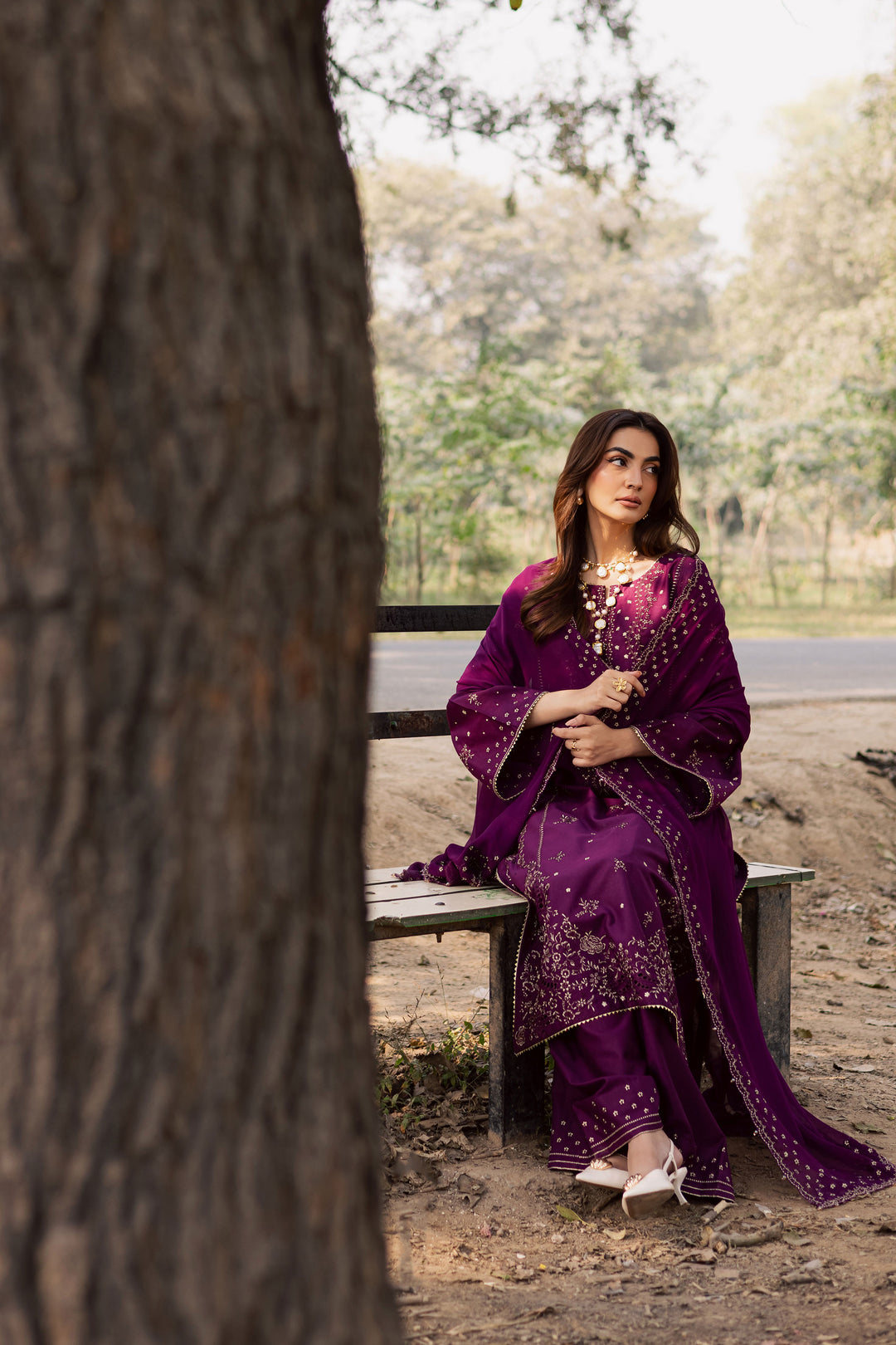  Berlin 3Pc - Embroidered Khaddar Dress BATIK WINTER PRET 2025  BATIK   XS / Purple / Khaddar-S / Purple / Khaddar-M / Purple / Khaddar-L / Purple / Khaddar-XL / Purple / Khaddar