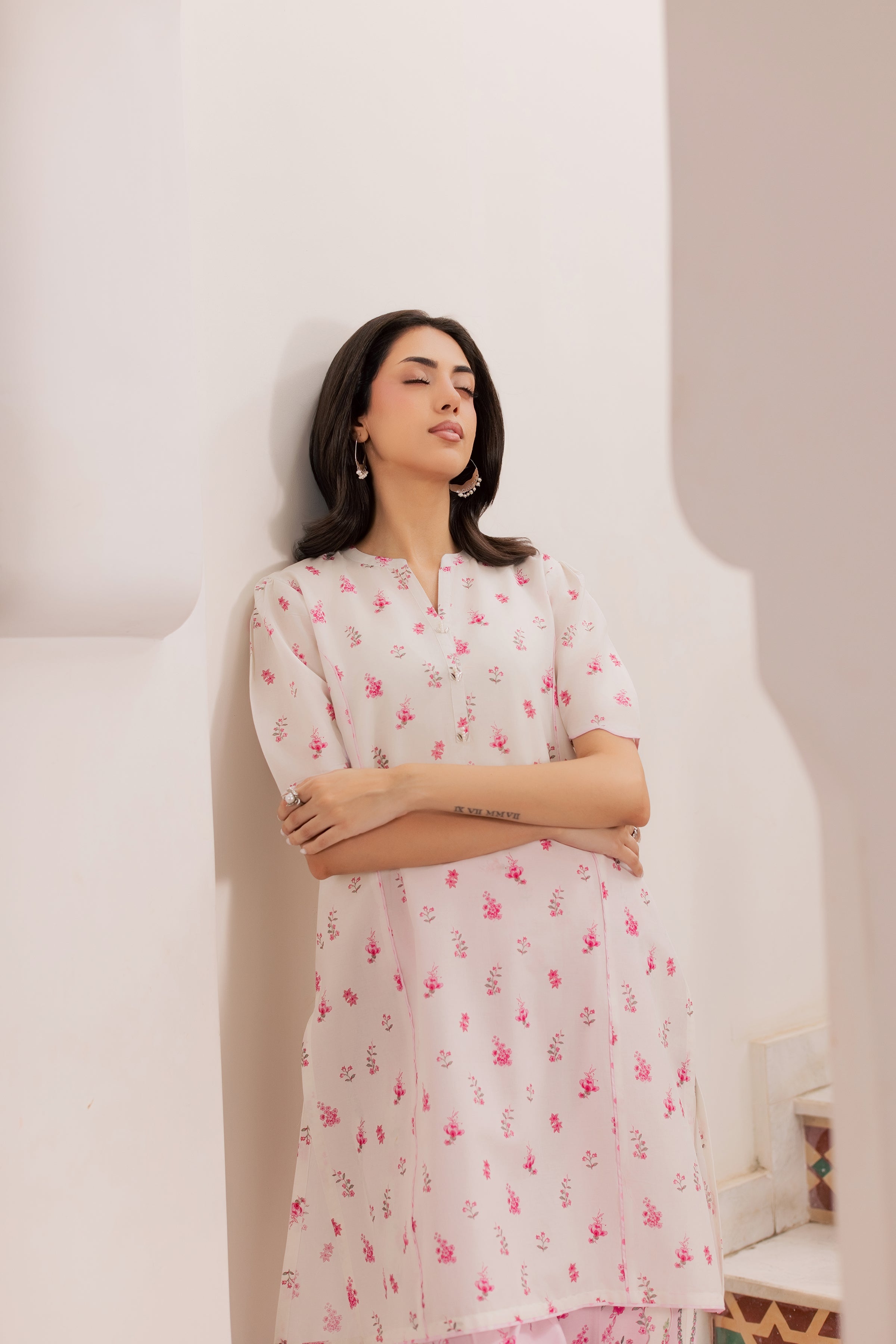  Biscoff 2Pc - Printed Lawn Dress BATIKSS26  BATIK   XS / Off White / Lawn-S / Off White / Lawn-M / Off White / Lawn-L / Off White / Lawn-XL / Off White / Lawn
