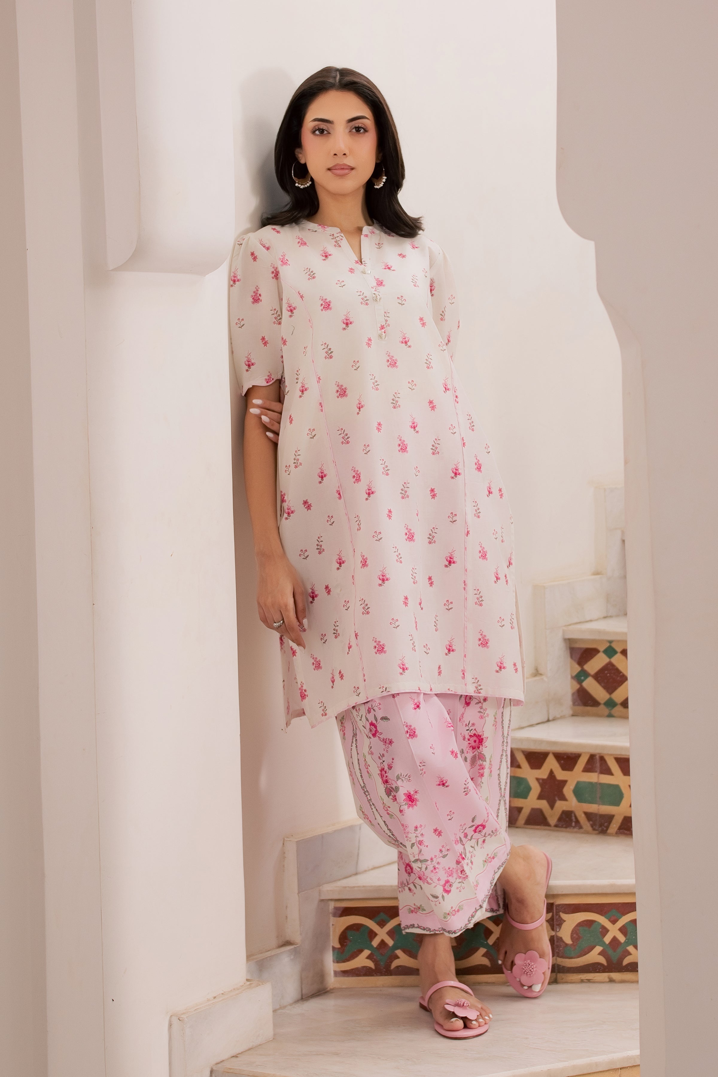  Biscoff 2Pc - Printed Lawn Dress BATIKSS26  BATIK   XS / Off White / Lawn-S / Off White / Lawn-M / Off White / Lawn-L / Off White / Lawn-XL / Off White / Lawn