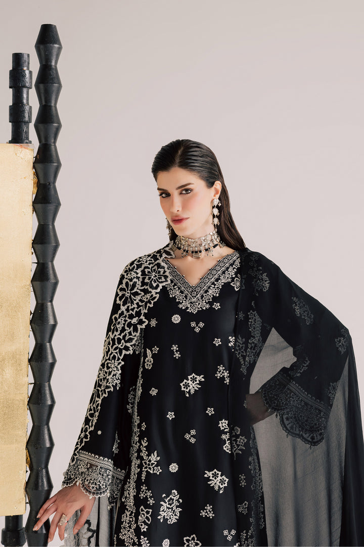  Black Aura 3Pc - Festive Eid Pret BATIKSS26  BATIK   XS / Black / Pima Lawn-S / Black / Pima Lawn-M / Black / Pima Lawn-L / Black / Pima Lawn-XL / Black / Pima Lawn