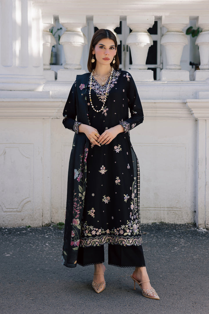  Black Heer 3Pc - Festive Embroidered Lawn BATIKSS26  BATIK   XS / Black / Pima Lawn-S / Black / Pima Lawn-M / Black / Pima Lawn-L / Black / Pima Lawn-XL / Black / Pima Lawn