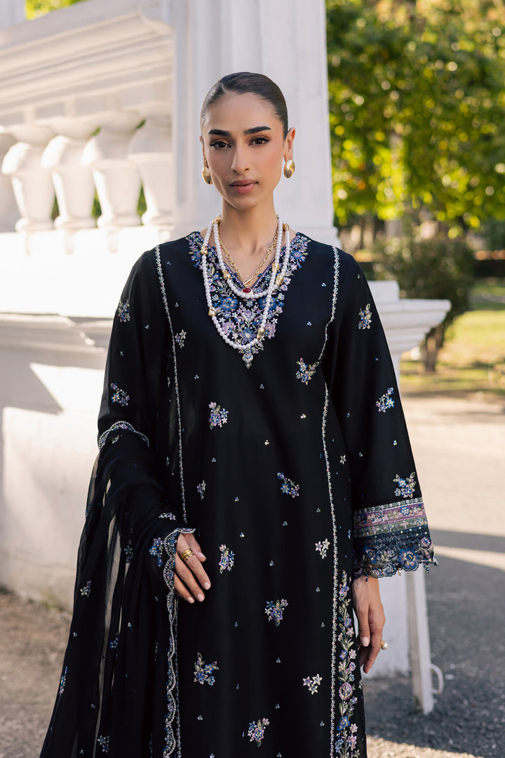  Black Ziva 3Pc - Festive Embroidered Lawn BATIKSS26  BATIK   XS / Black / Pima Lawn-S / Black / Pima Lawn-M / Black / Pima Lawn-L / Black / Pima Lawn-XL / Black / Pima Lawn