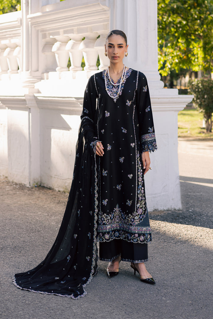  Black Ziva 3Pc - Festive Embroidered Lawn BATIKSS26  BATIK   XS / Black / Pima Lawn-S / Black / Pima Lawn-M / Black / Pima Lawn-L / Black / Pima Lawn-XL / Black / Pima Lawn