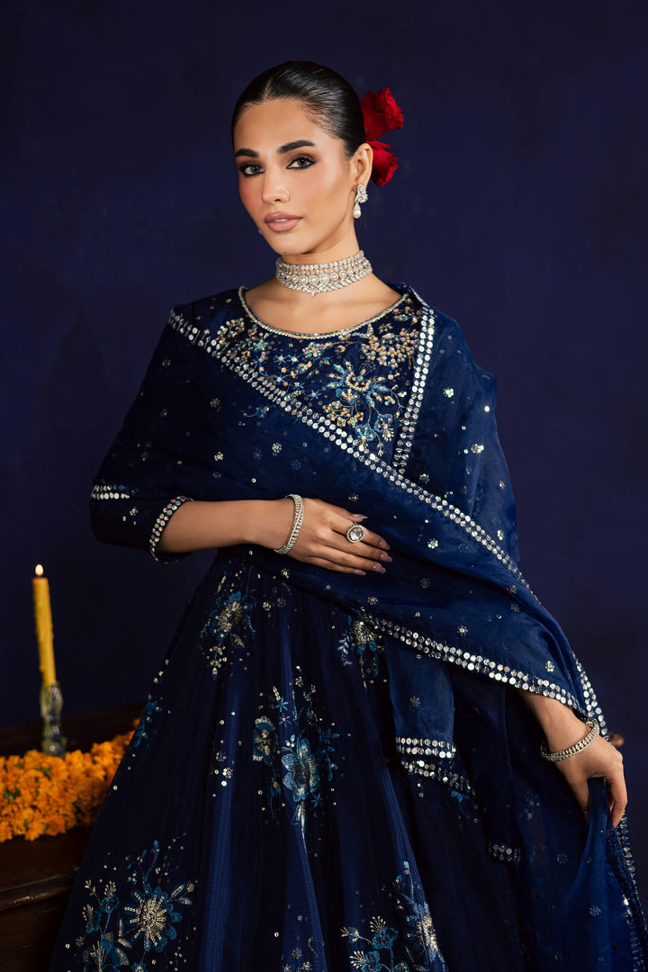  Blue Crush 3Pc- Wedding Formal Dress BATIKSTUDIO2025  BATIK   S / Blue / Raw Silk-M / Blue / Raw Silk-L / Blue / Raw Silk