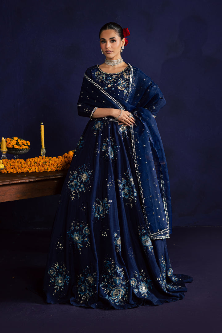  Blue Crush 3Pc- Wedding Formal Dress BATIKSTUDIO2025  BATIK   S / Blue / Raw Silk-M / Blue / Raw Silk-L / Blue / Raw Silk