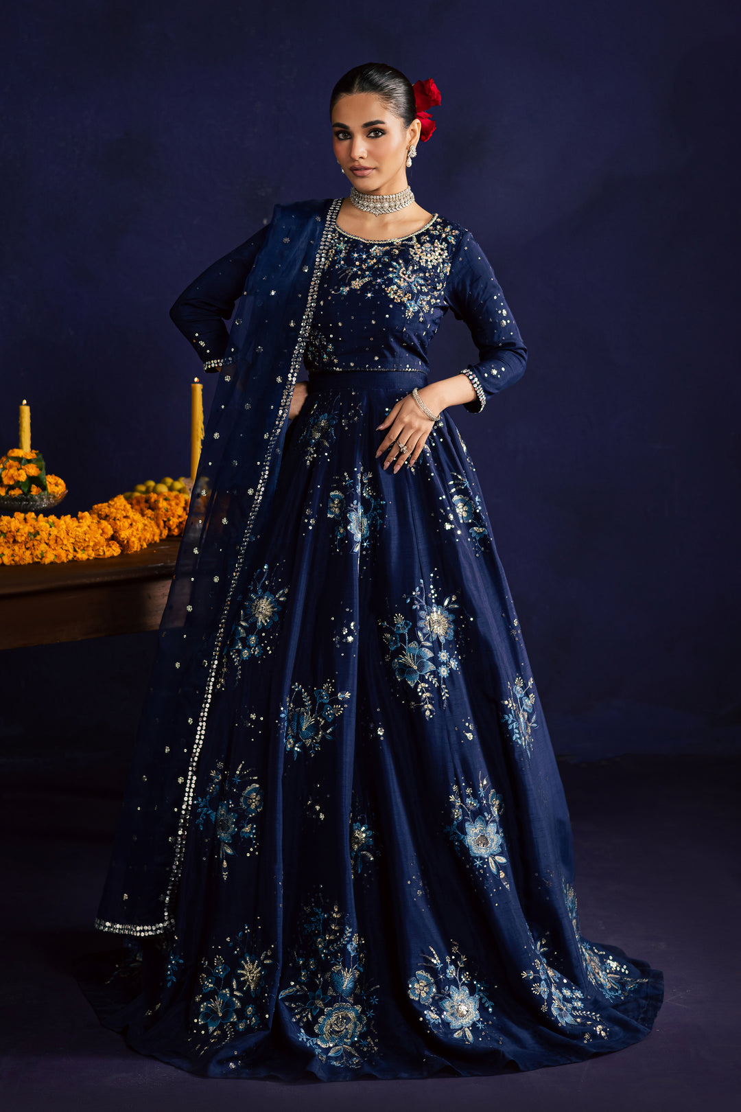  Blue Crush 3Pc- Wedding Formal Dress BATIKSTUDIO2025  BATIK   S / Blue / Raw Silk-M / Blue / Raw Silk-L / Blue / Raw Silk