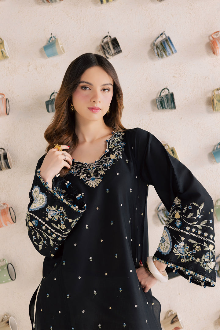 Blue Jay 2Pc - Embroidered Lawn Dress EverydayEdit26  BATIK   XS / Black / Pima Lawn-S / Black / Pima Lawn-M / Black / Pima Lawn-L / Black / Pima Lawn-XL / Black / Pima Lawn