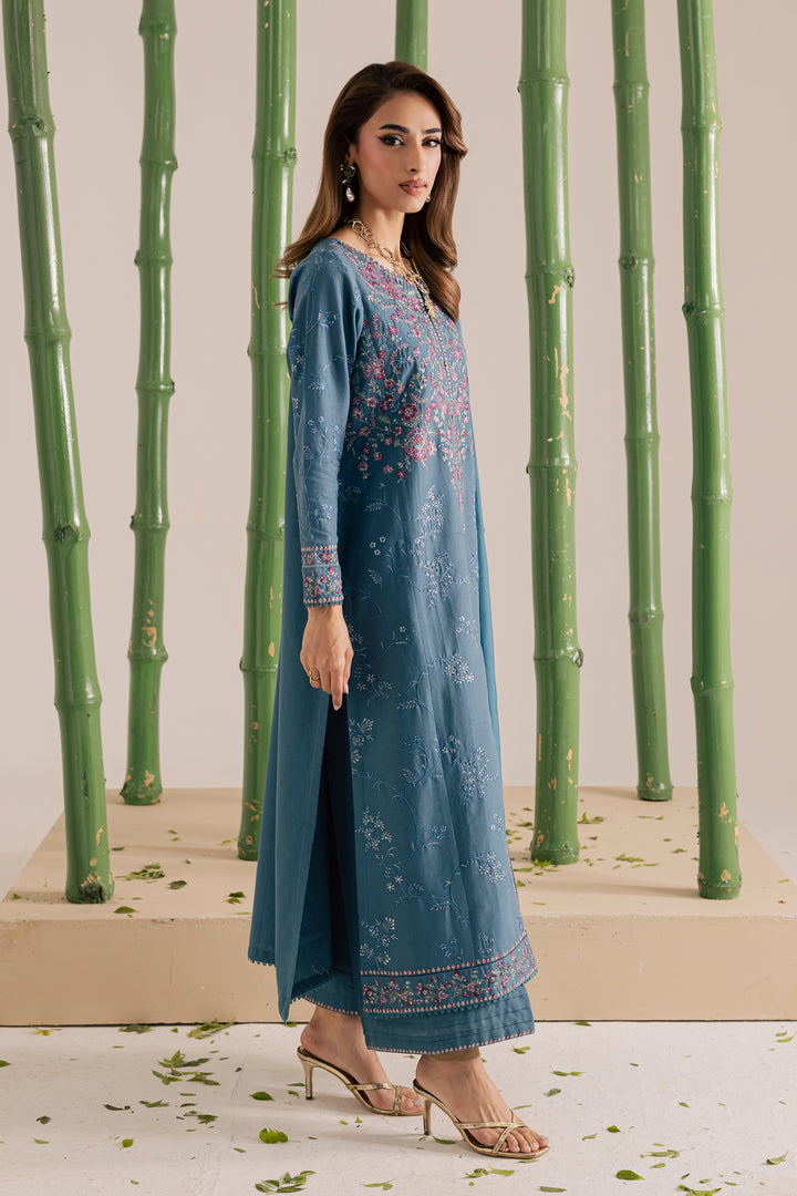  Blue Kaavish 3Pc - Embroidered Khaddar Dress BATIK WINTER PRET 2025  BATIK   XS / Aegean Blue / Khaddar-S / Aegean Blue / Khaddar-M / Aegean Blue / Khaddar-L / Aegean Blue / Khaddar-XL / Aegean Blue / Khaddar