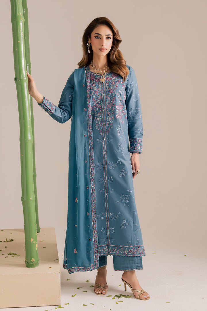  Blue Kaavish 3Pc - Embroidered Khaddar Dress BATIK WINTER PRET 2025  BATIK   XS / Aegean Blue / Khaddar-S / Aegean Blue / Khaddar-M / Aegean Blue / Khaddar-L / Aegean Blue / Khaddar-XL / Aegean Blue / Khaddar