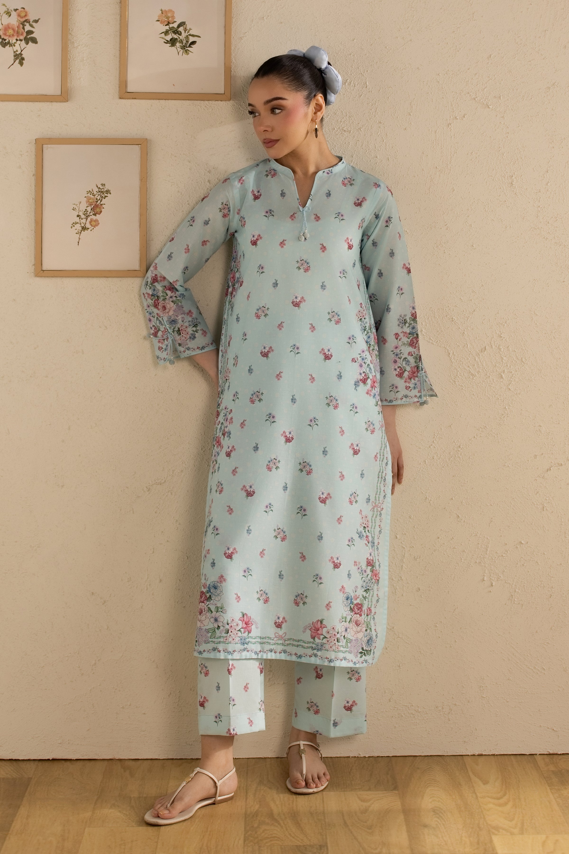  Blue Knox 2Pc - Printed Lawn Dress BATIKSS26  BATIK   XS / Blue / Lawn-S / Blue / Lawn-M / Blue / Lawn-L / Blue / Lawn-XL / Blue / Lawn
