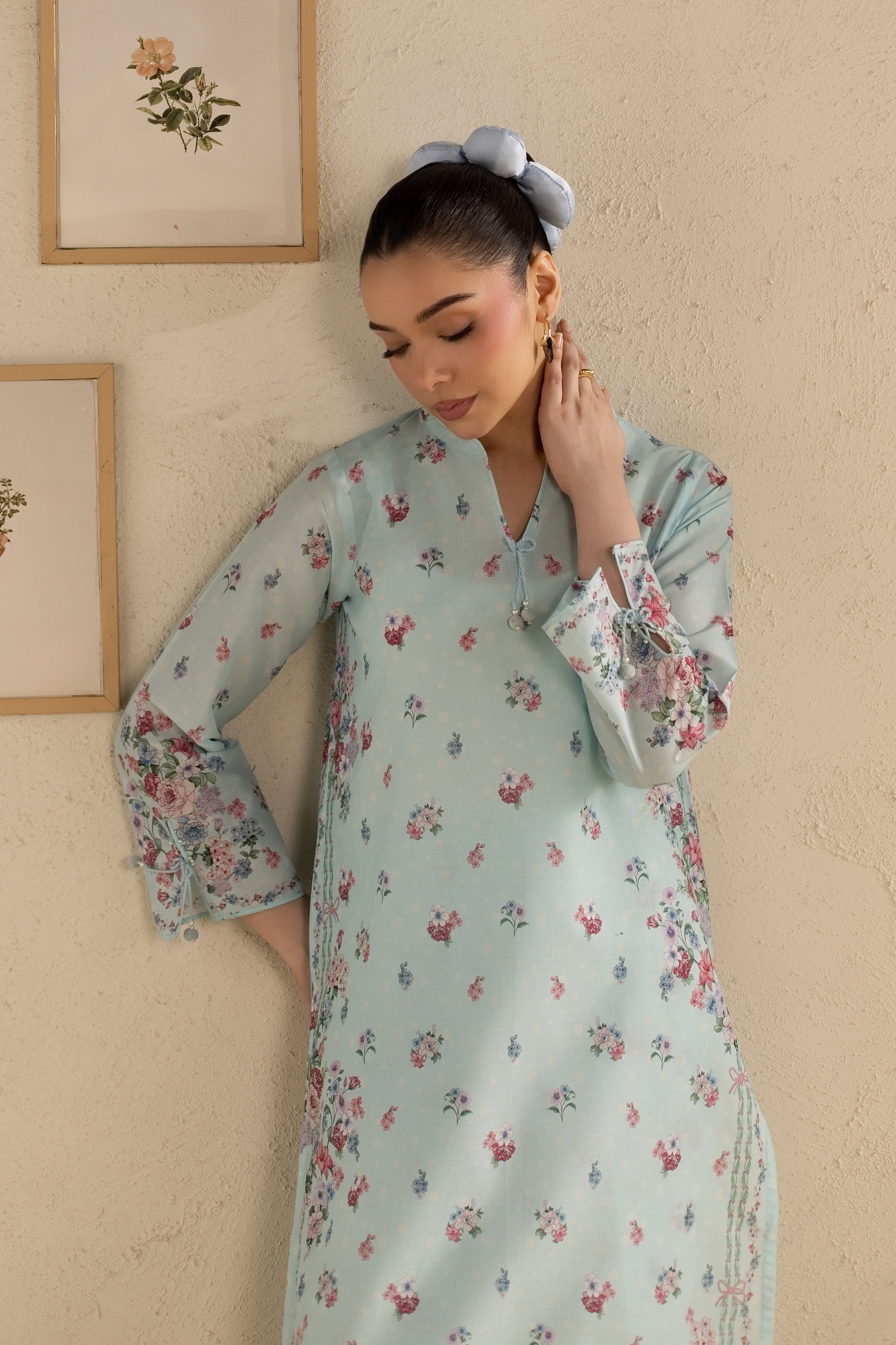  Blue Knox 2Pc - Printed Lawn Dress BATIKSS26  BATIK   XS / Blue / Lawn-S / Blue / Lawn-M / Blue / Lawn-L / Blue / Lawn-XL / Blue / Lawn