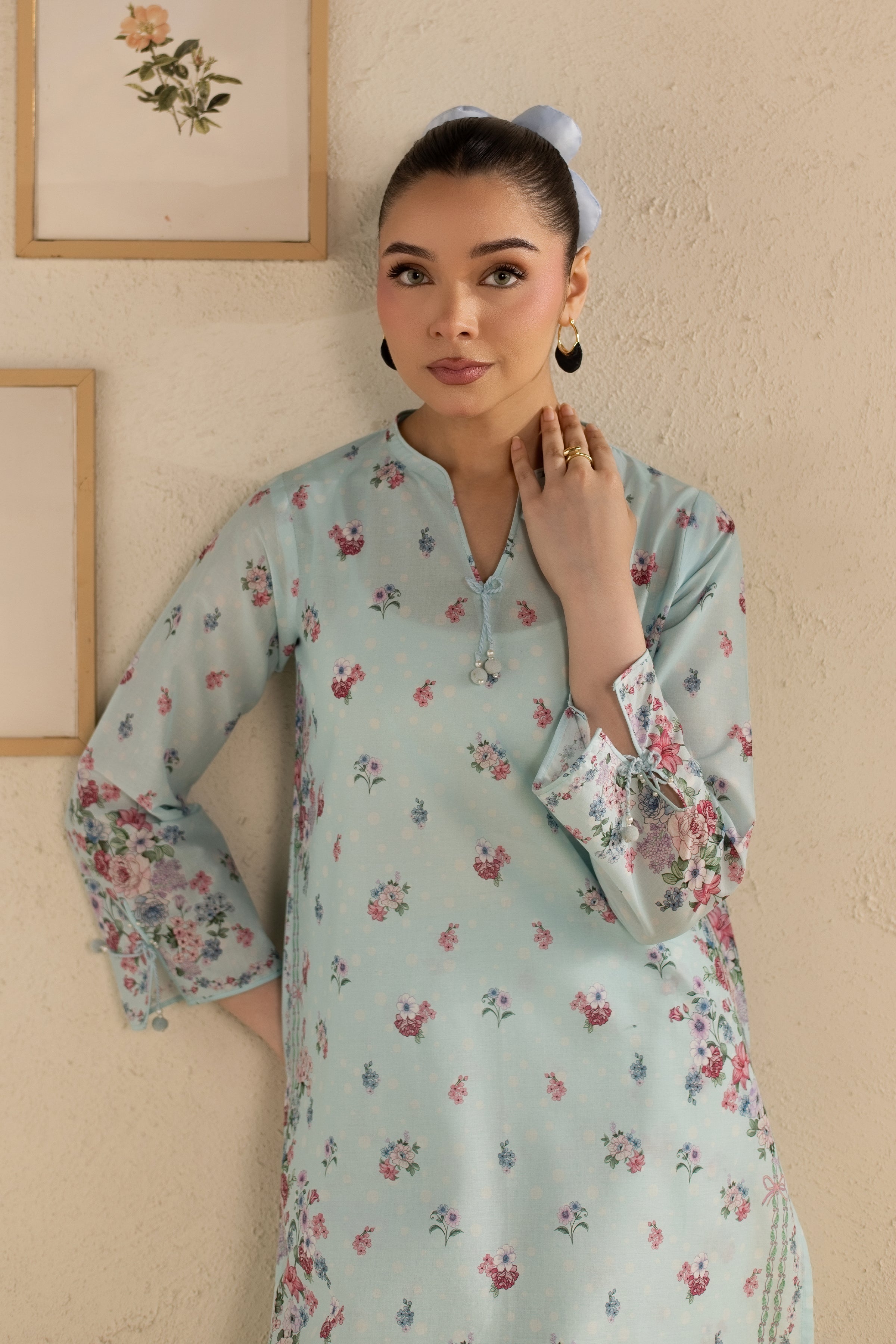  Blue Knox 2Pc - Printed Lawn Dress BATIKSS26  BATIK   XS / Blue / Lawn-S / Blue / Lawn-M / Blue / Lawn-L / Blue / Lawn-XL / Blue / Lawn