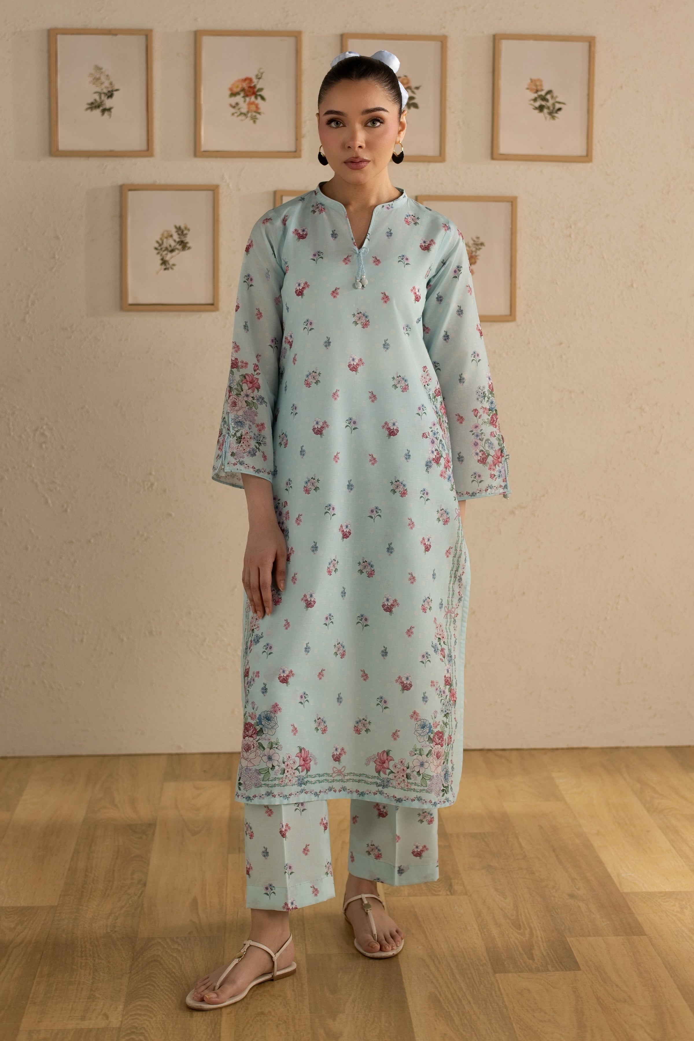  Blue Knox 2Pc - Printed Lawn Dress BATIKSS26  BATIK   XS / Blue / Lawn-S / Blue / Lawn-M / Blue / Lawn-L / Blue / Lawn-XL / Blue / Lawn