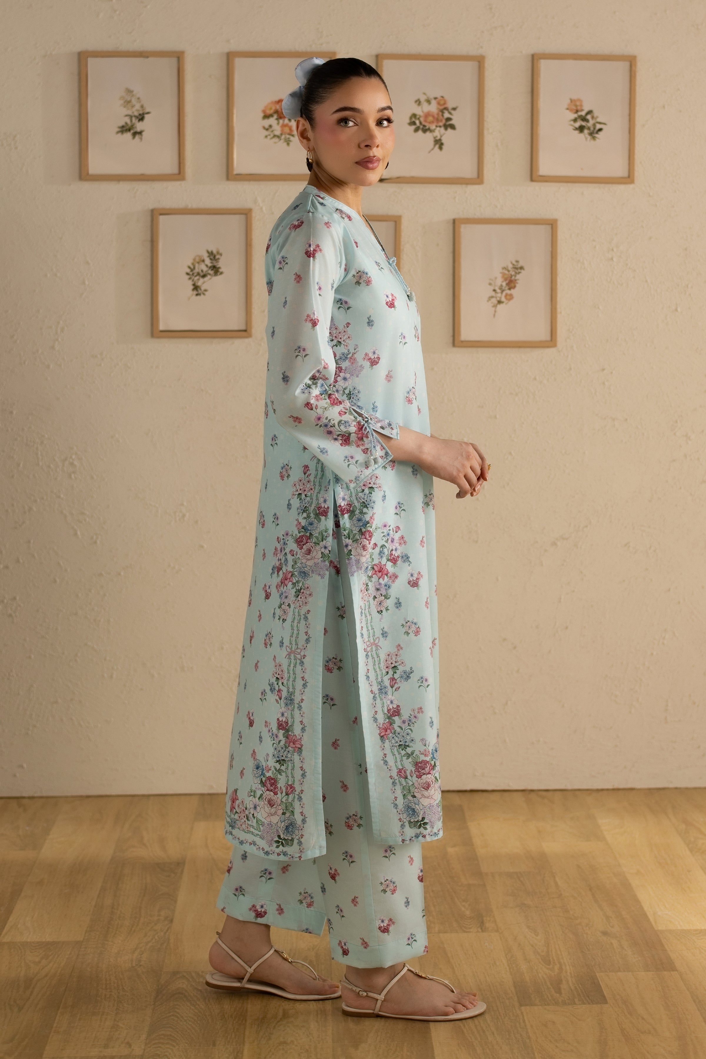  Blue Knox 2Pc - Printed Lawn Dress BATIKSS26  BATIK   XS / Blue / Lawn-S / Blue / Lawn-M / Blue / Lawn-L / Blue / Lawn-XL / Blue / Lawn