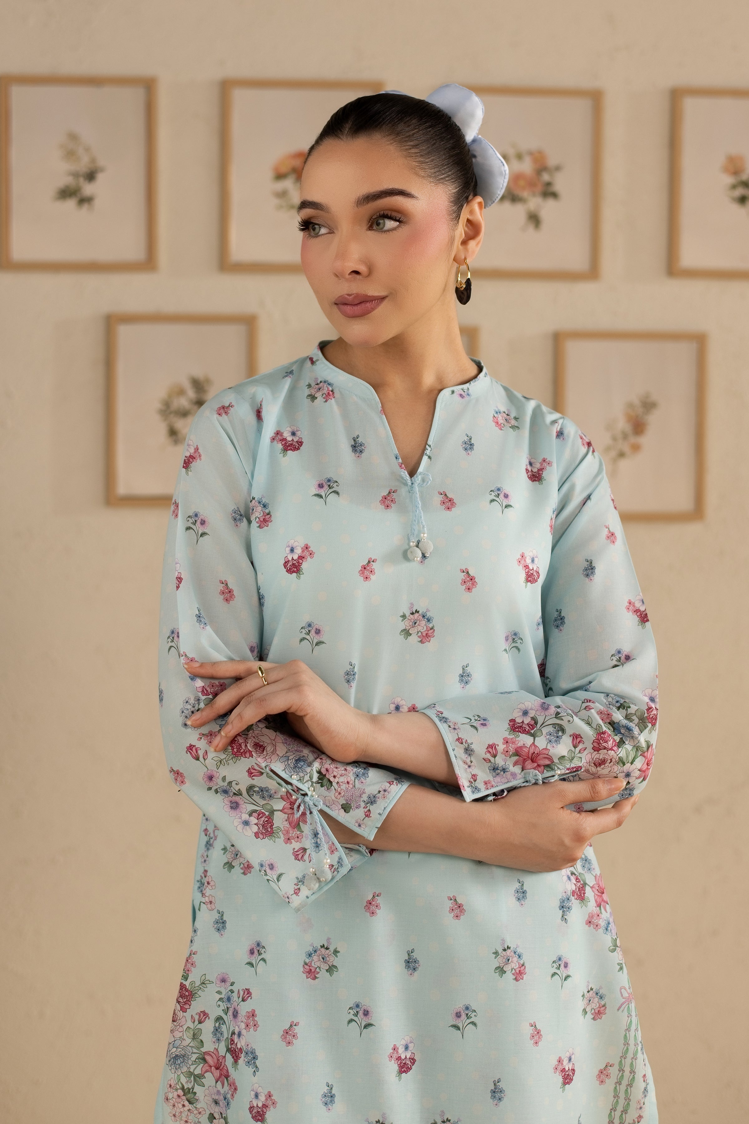  Blue Knox 2Pc - Printed Lawn Dress BATIKSS26  BATIK   XS / Blue / Lawn-S / Blue / Lawn-M / Blue / Lawn-L / Blue / Lawn-XL / Blue / Lawn