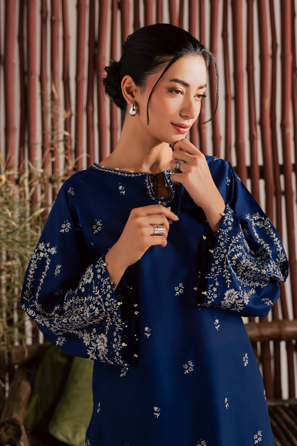  Blue Nairobi 2Pc - Embroidered Lawn Dress EverydayEdit26  BATIK   XS / Dark Blue / Pima Lawn-S / Dark Blue / Pima Lawn-M / Dark Blue / Pima Lawn-L / Dark Blue / Pima Lawn-XL / Dark Blue / Pima Lawn