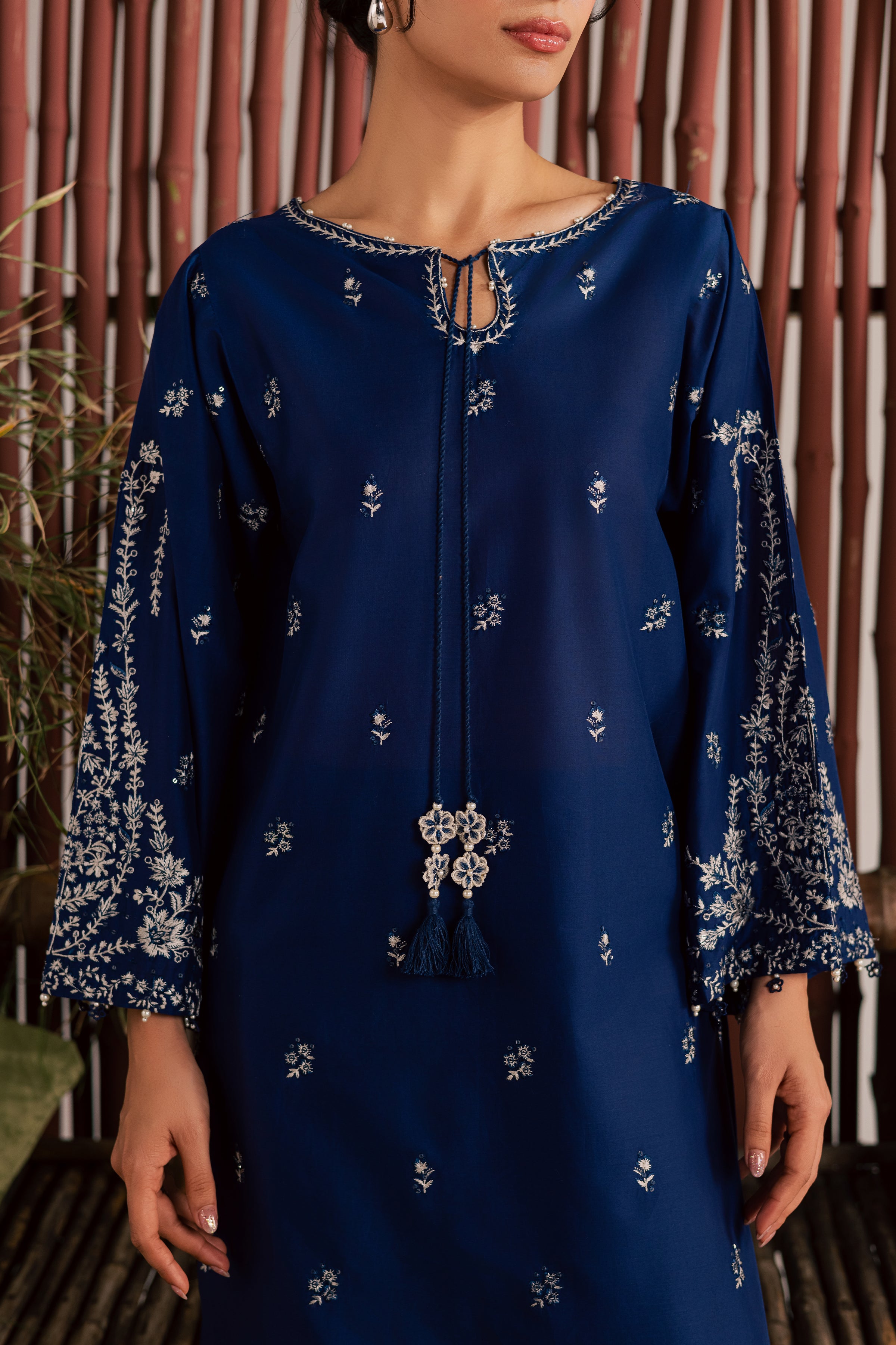  Blue Nairobi 2Pc - Embroidered Lawn Dress EverydayEdit26  BATIK   XS / Dark Blue / Pima Lawn-S / Dark Blue / Pima Lawn-M / Dark Blue / Pima Lawn-L / Dark Blue / Pima Lawn-XL / Dark Blue / Pima Lawn