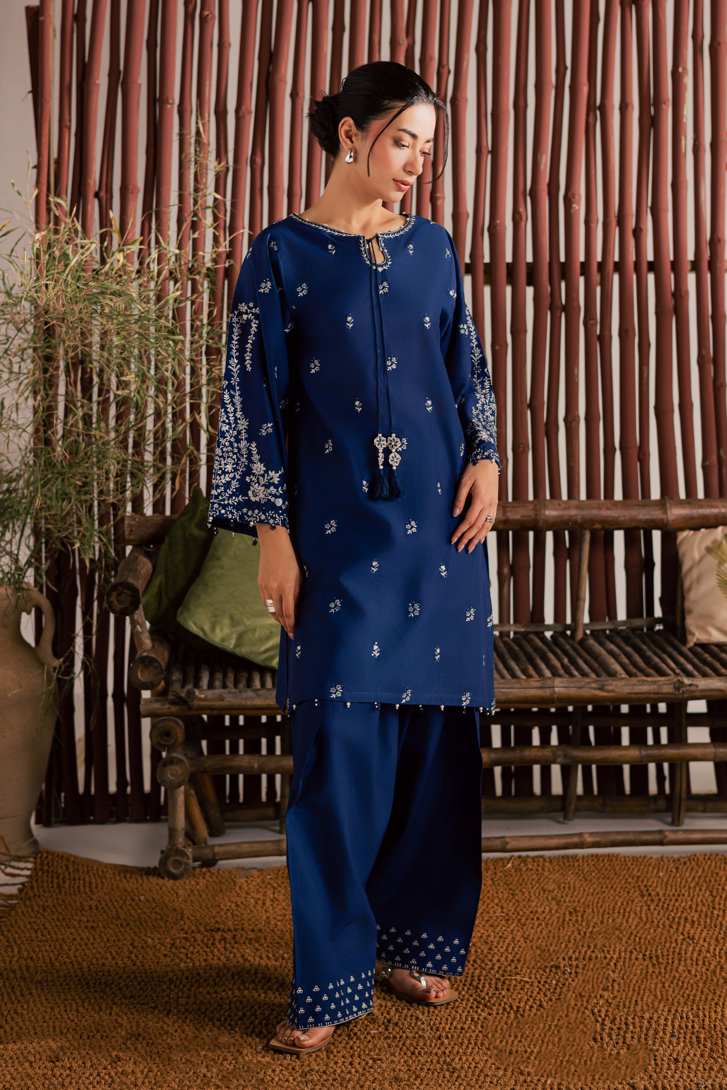  Blue Nairobi 2Pc - Embroidered Lawn Dress EverydayEdit26  BATIK   XS / Dark Blue / Pima Lawn-S / Dark Blue / Pima Lawn-M / Dark Blue / Pima Lawn-L / Dark Blue / Pima Lawn-XL / Dark Blue / Pima Lawn