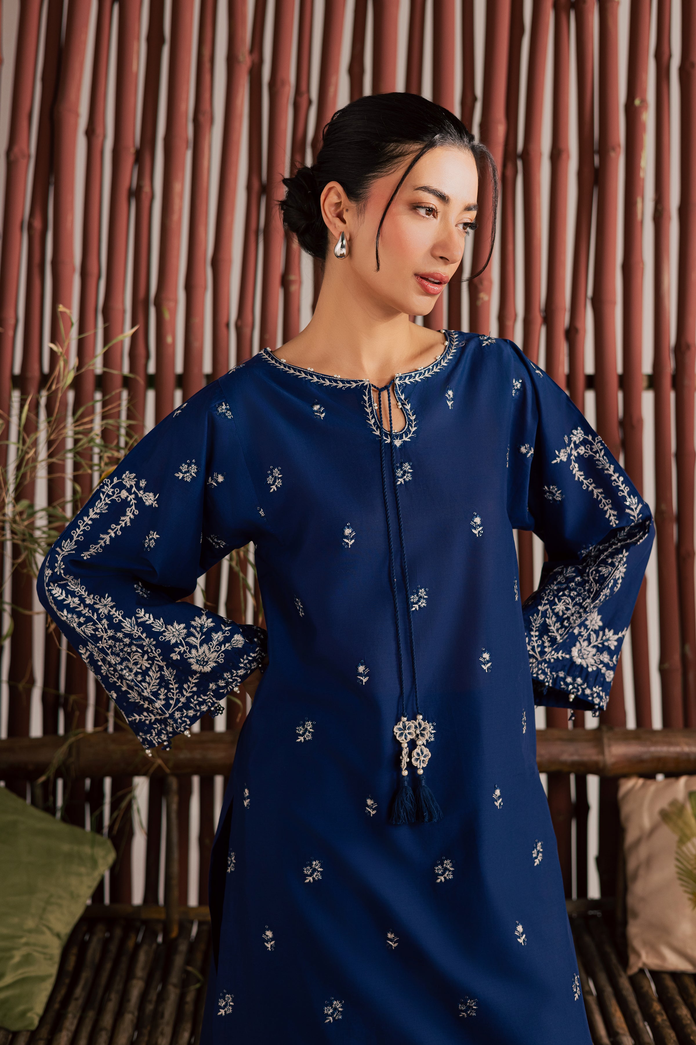 Blue Nairobi 2Pc - Embroidered Lawn Dress Blue Nairobi 2Pc - Embroidered Lawn Dress