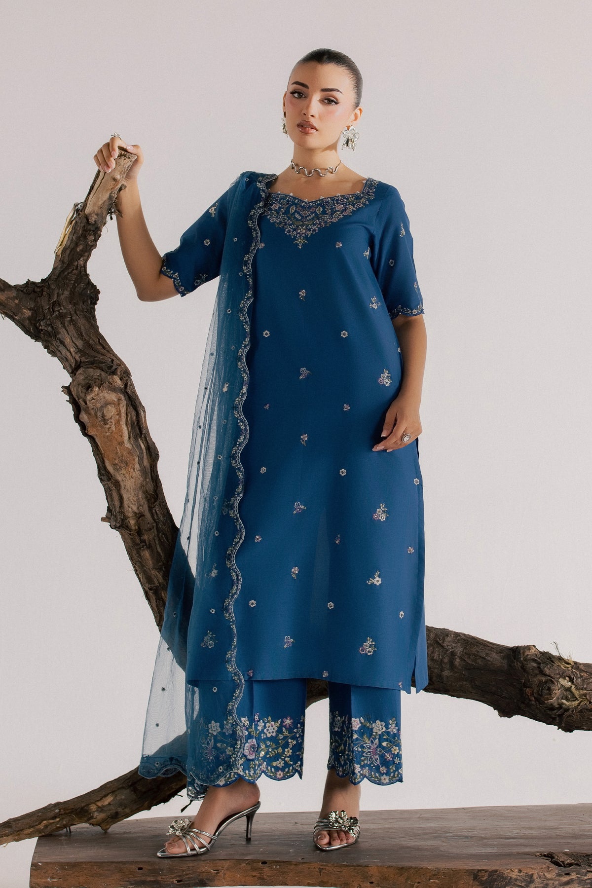  Blue Neelum 3Pc - Luxury Embroidered Lawn BATIKSS26  BATIK   XS / Cobalt / Pima Lawn-S / Cobalt / Pima Lawn-M / Cobalt / Pima Lawn-L / Cobalt / Pima Lawn-XL / Cobalt / Pima Lawn