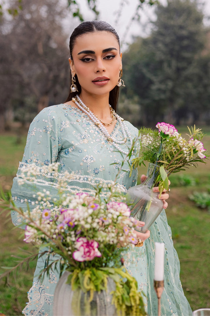  Blue Swan 3Pc - Festive Embroidered Lawn BATIKEID2026  BATIK   XS / Pearly Blue / Pima Lawn-S / Pearly Blue / Pima Lawn-M / Pearly Blue / Pima Lawn-L / Pearly Blue / Pima Lawn-XL / Pearly Blue / Pima Lawn