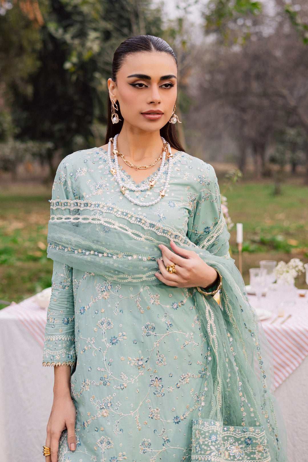  Blue Swan 3Pc - Festive Embroidered Lawn BATIKEID2026  BATIK   XS / Pearly Blue / Pima Lawn-S / Pearly Blue / Pima Lawn-M / Pearly Blue / Pima Lawn-L / Pearly Blue / Pima Lawn-XL / Pearly Blue / Pima Lawn