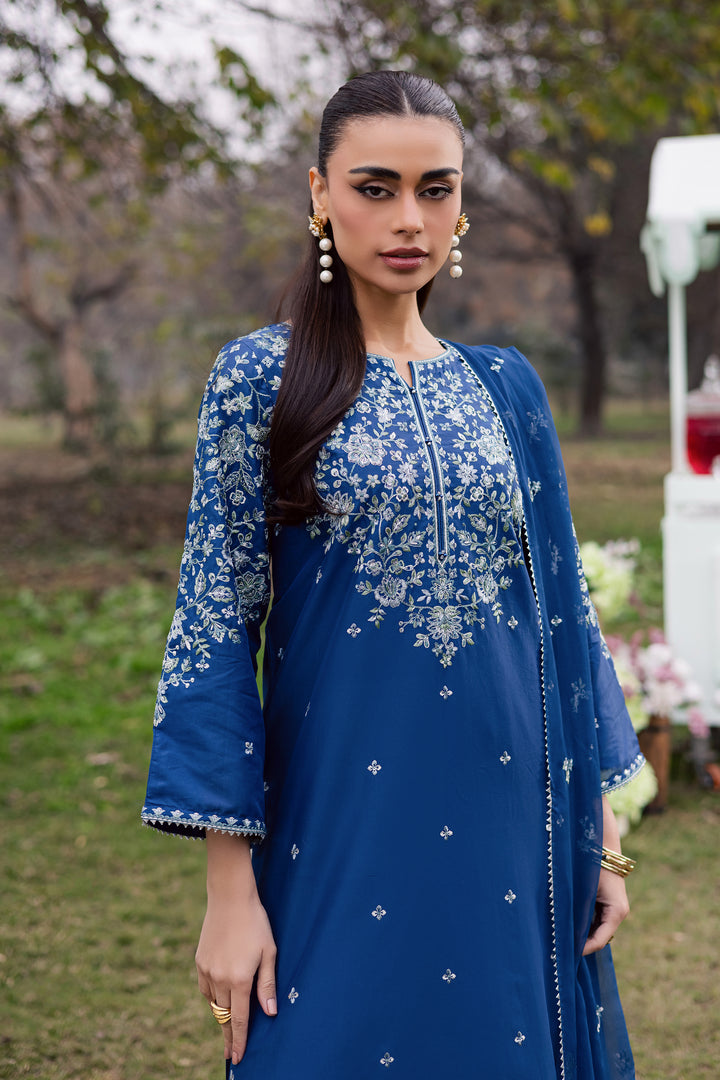 Blue Wink 3Pc - Festive Embroidered Lawn BATIKEID2026  BATIK   XS / Navy Peony / Pima Lawn-S / Navy Peony / Pima Lawn-M / Navy Peony / Pima Lawn-L / Navy Peony / Pima Lawn-XL / Navy Peony / Pima Lawn