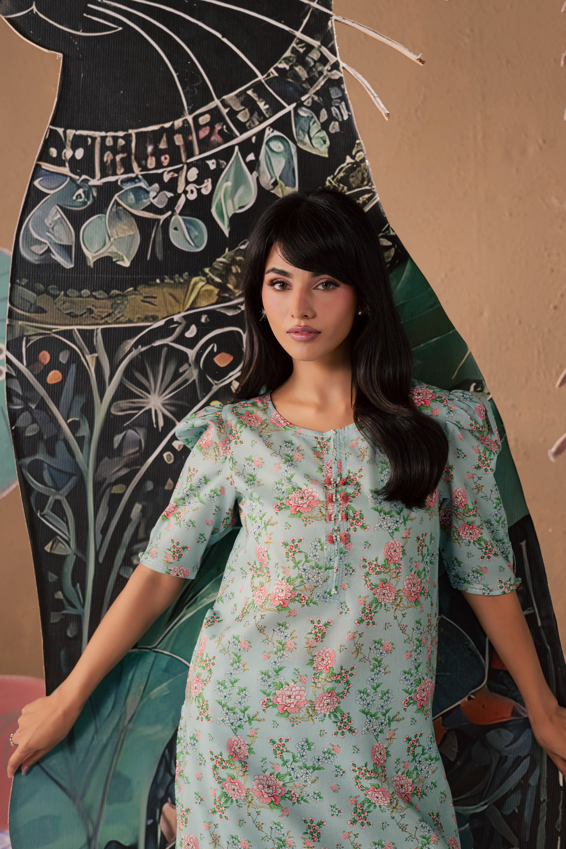  Blue Zerin 2Pc - Printed Lawn Dress BATIKSS26  BATIK   XS / Sky Blue / Lawn-S / Sky Blue / Lawn-M / Sky Blue / Lawn-L / Sky Blue / Lawn-XL / Sky Blue / Lawn