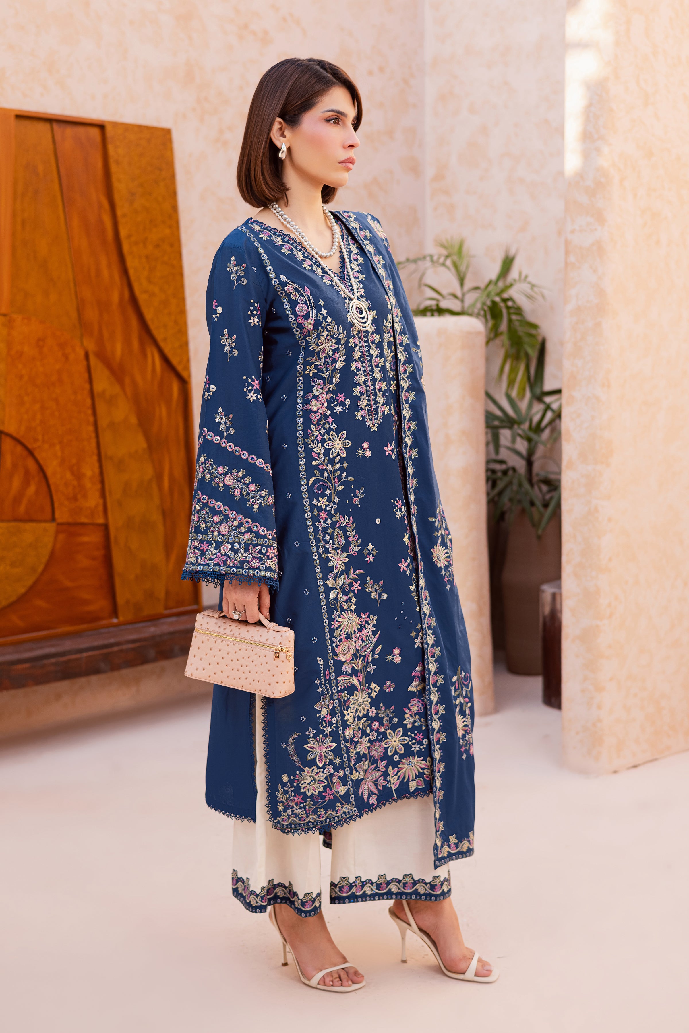  Bluebell 3Pc - Festive Embroidered Lawn BATIKEID2026  BATIK   XS / Blue Opal / Pima Lawn-S / Blue Opal / Pima Lawn-M / Blue Opal / Pima Lawn-L / Blue Opal / Pima Lawn-XL / Blue Opal / Pima Lawn