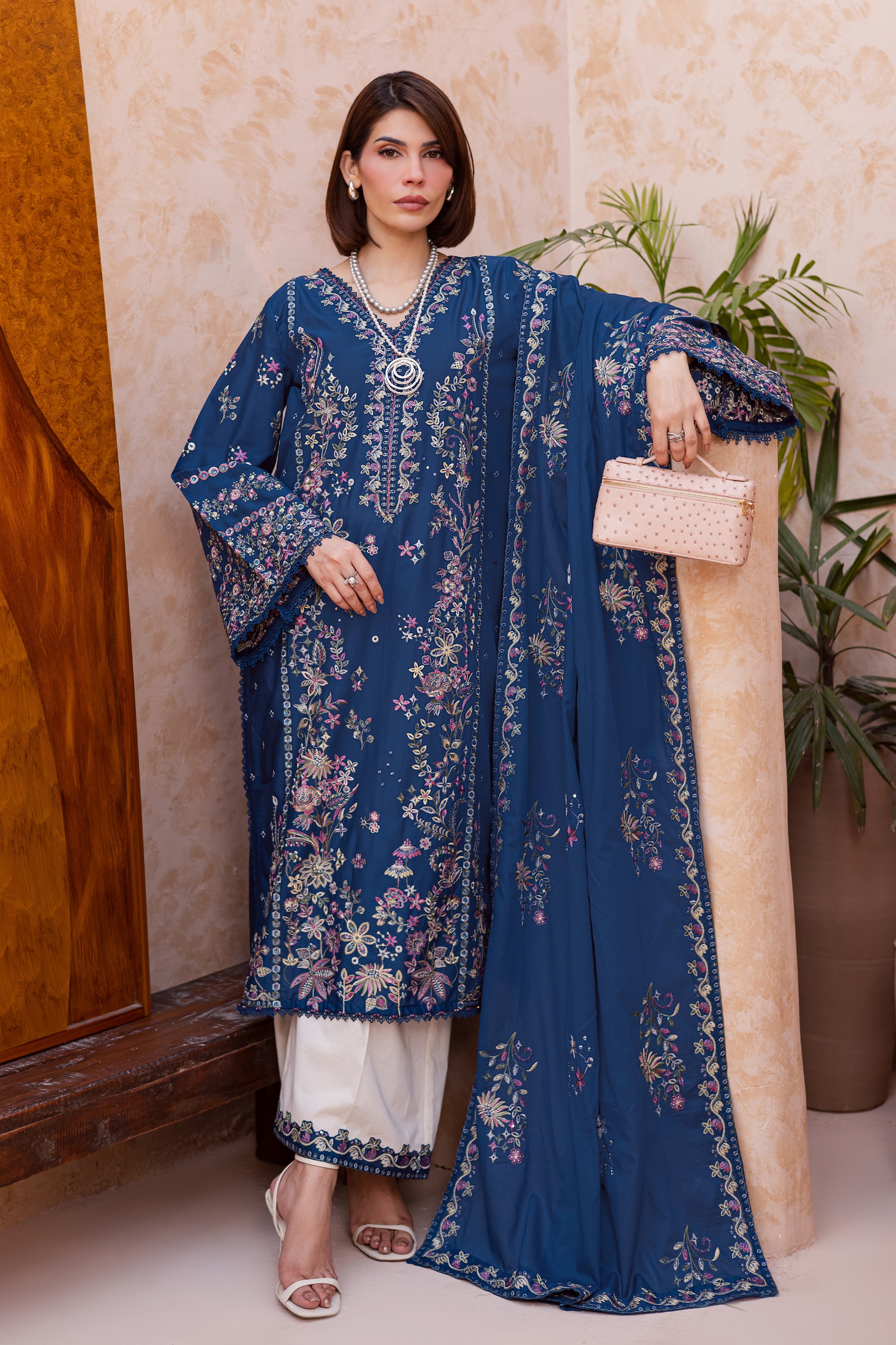  Bluebell 3Pc - Festive Embroidered Lawn BATIKEID2026  BATIK   XS / Blue Opal / Pima Lawn-S / Blue Opal / Pima Lawn-M / Blue Opal / Pima Lawn-L / Blue Opal / Pima Lawn-XL / Blue Opal / Pima Lawn