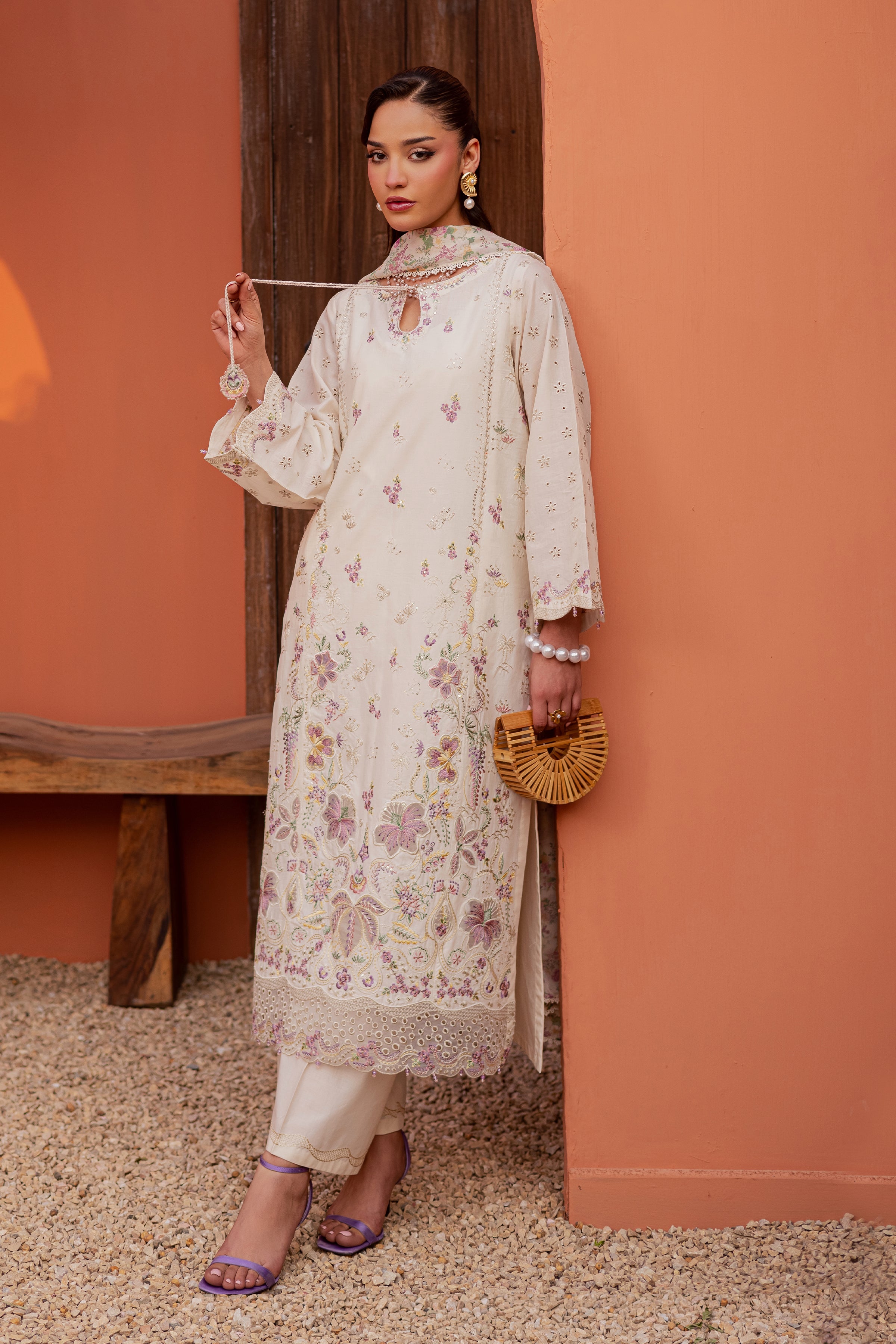  Canberra 3Pc - Festive Embroidered Lawn BATIKEID2026  BATIK   XS / Off White / Pima Lawn-S / Off White / Pima Lawn-M / Off White / Pima Lawn-L / Off White / Pima Lawn-XL / Off White / Pima Lawn