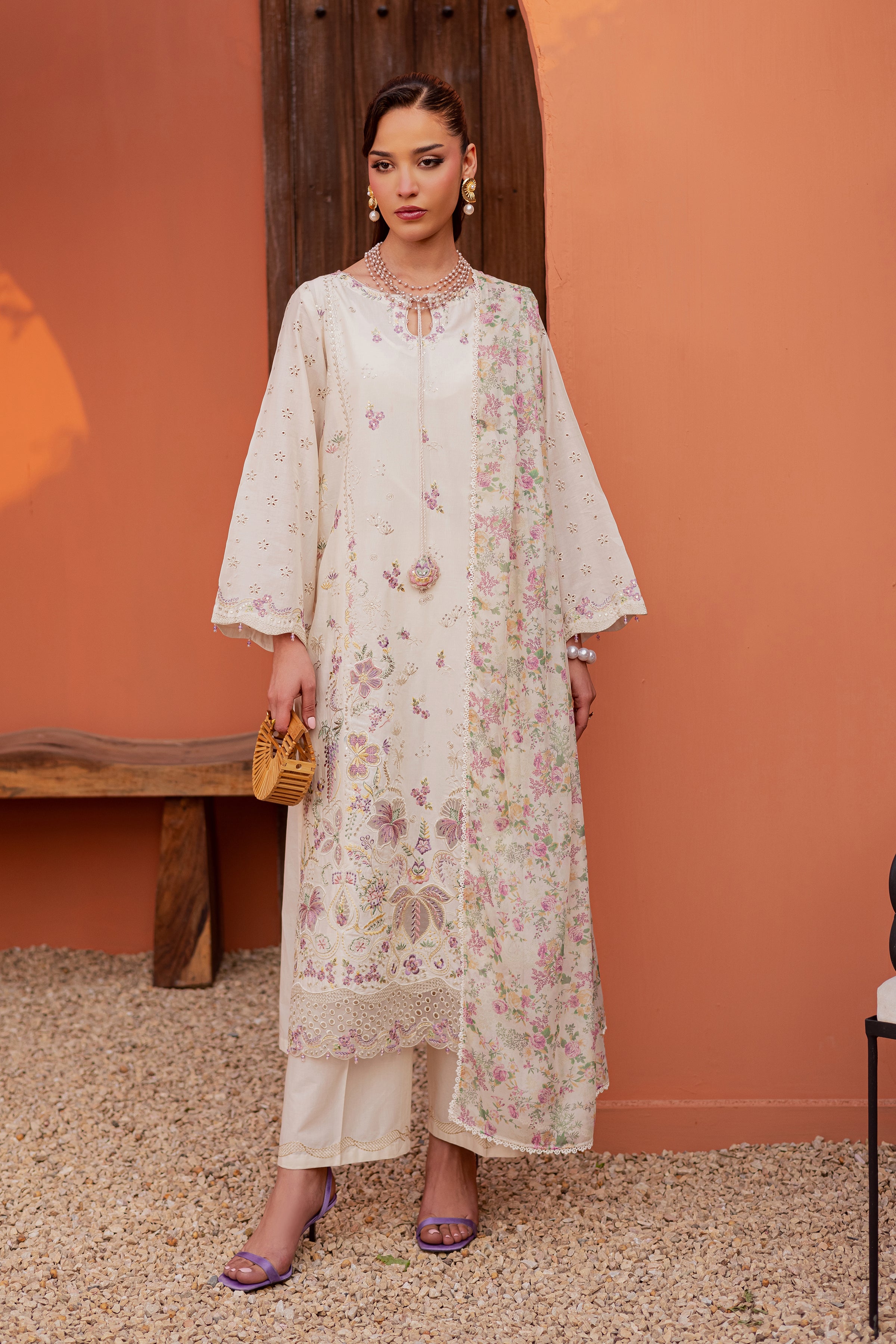  Canberra 3Pc - Festive Embroidered Lawn BATIKEID2026  BATIK   XS / Off White / Pima Lawn-S / Off White / Pima Lawn-M / Off White / Pima Lawn-L / Off White / Pima Lawn-XL / Off White / Pima Lawn