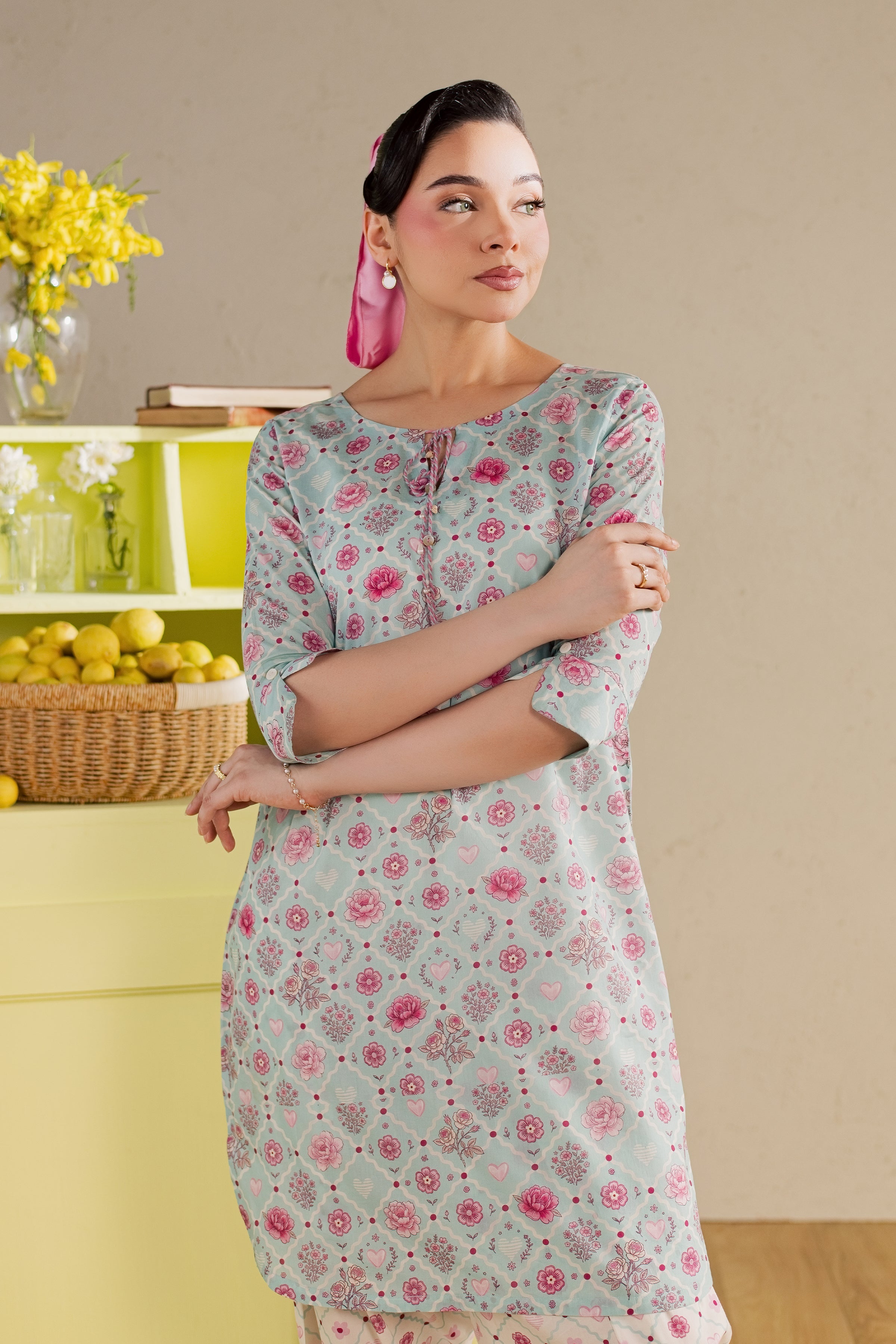  Candid 2Pc - Printed Lawn Dress BATIKSS26  BATIK   XS / Ice Blue / Lawn-S / Ice Blue / Lawn-M / Ice Blue / Lawn-L / Ice Blue / Lawn-XL / Ice Blue / Lawn
