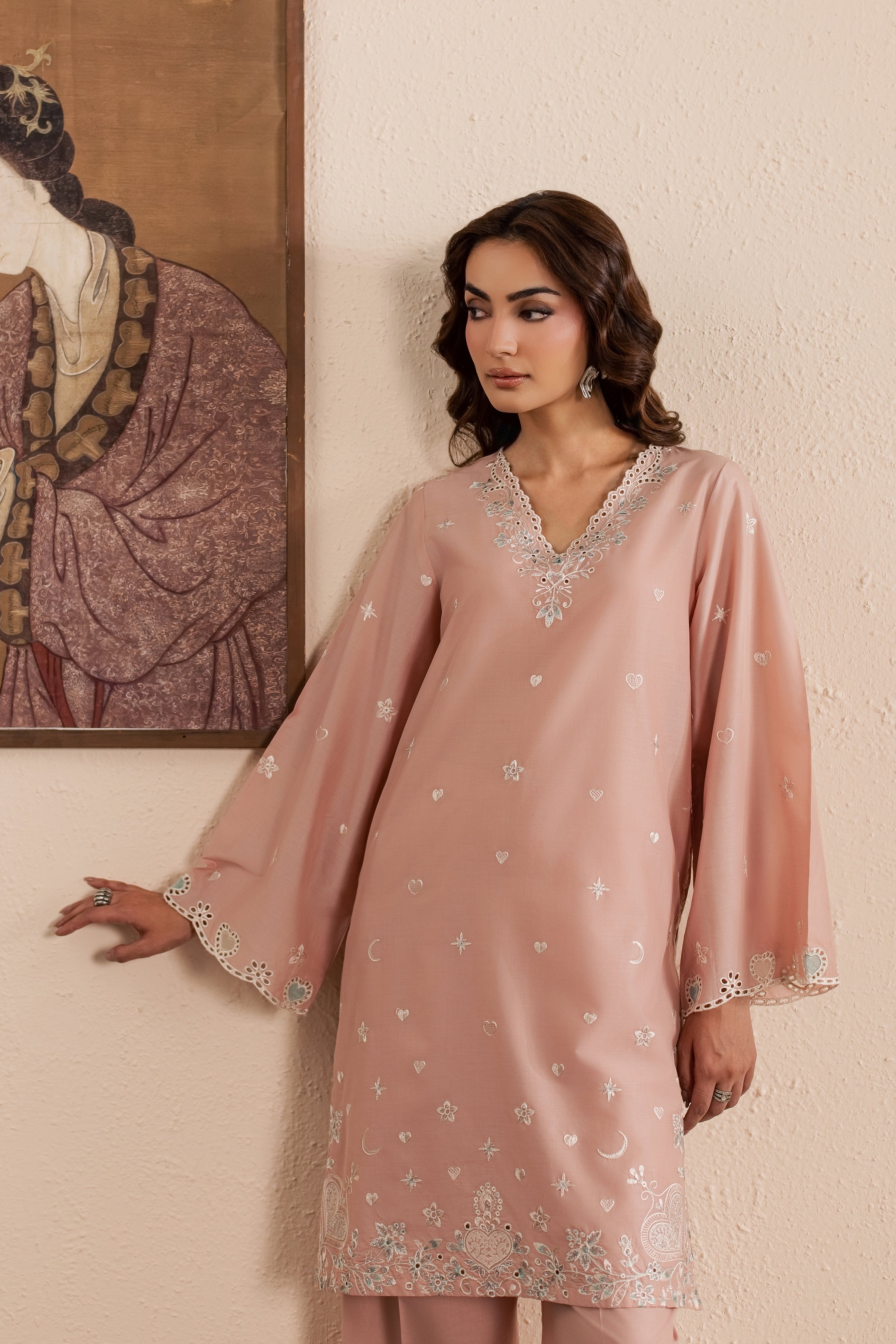  Candy Moon 2Pc - Embroidered Lawn Dress EverydayEdit26  BATIK   XS / Candy Pink / Pima Lawn-S / Candy Pink / Pima Lawn-M / Candy Pink / Pima Lawn-L / Candy Pink / Pima Lawn-XL / Candy Pink / Pima Lawn