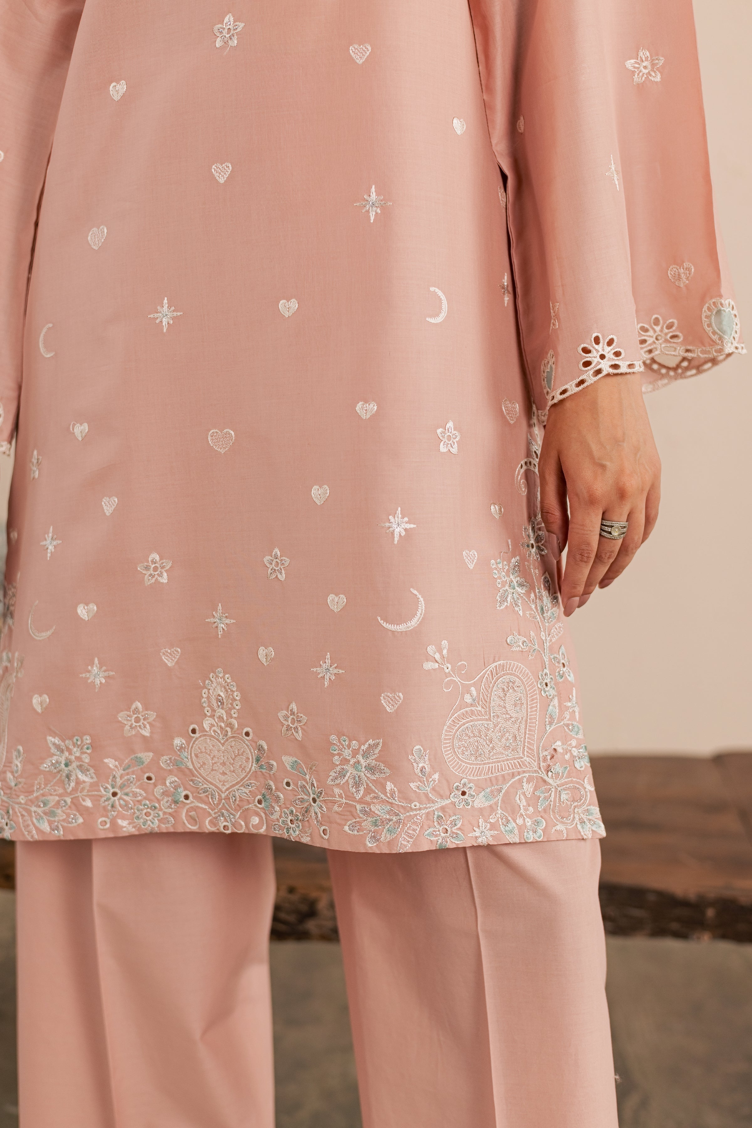  Candy Moon 2Pc - Embroidered Lawn Dress EverydayEdit26  BATIK   XS / Candy Pink / Pima Lawn-S / Candy Pink / Pima Lawn-M / Candy Pink / Pima Lawn-L / Candy Pink / Pima Lawn-XL / Candy Pink / Pima Lawn