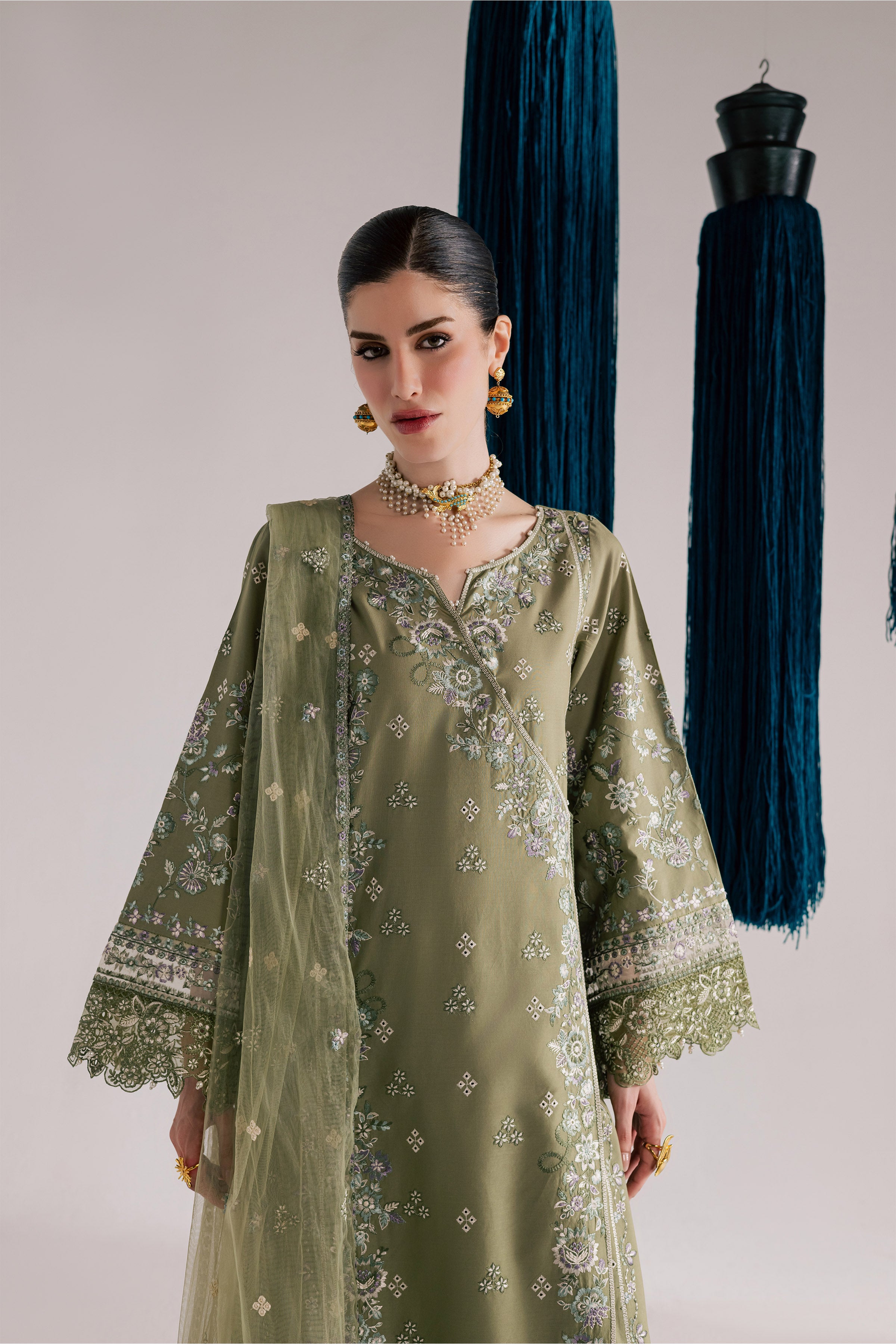  Caniya 3Pc - Festive Eid Pret BATIKSS26  BATIK   XS / Moss Eggnog / Pima Lawn-S / Moss Eggnog / Pima Lawn-M / Moss Eggnog / Pima Lawn-L / Moss Eggnog / Pima Lawn-XL / Moss Eggnog / Pima Lawn
