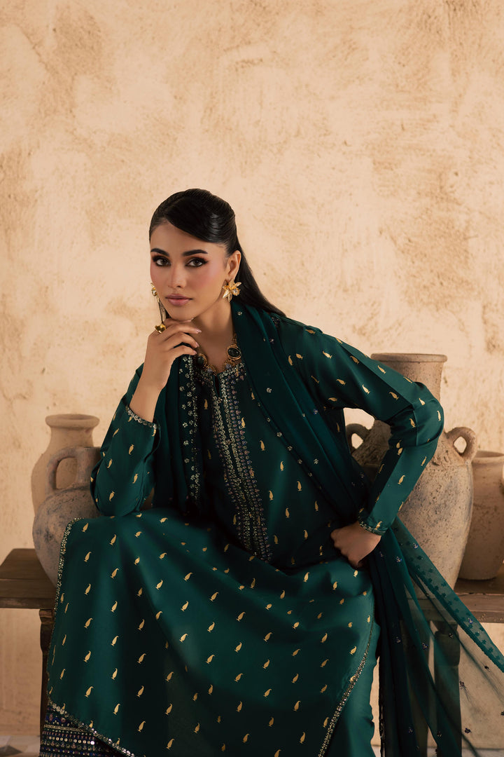  Caspien 3Pc - Embroidered Festive Pret BATIKSS26  BATIK   XS / Perzik Green / Giza-S / Perzik Green / Giza-M / Perzik Green / Giza-L / Perzik Green / Giza-XL / Perzik Green / Giza