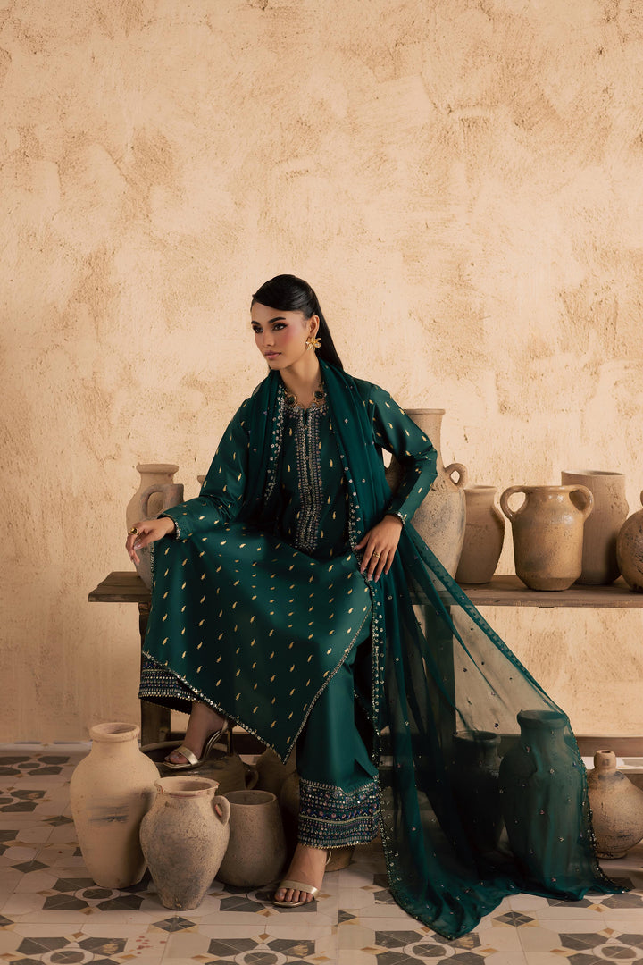  Caspien 3Pc - Embroidered Festive Pret BATIKSS26  BATIK   XS / Perzik Green / Giza-S / Perzik Green / Giza-M / Perzik Green / Giza-L / Perzik Green / Giza-XL / Perzik Green / Giza