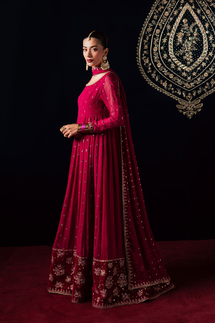  Che'rie 3Pc - Velvet Luxe Pret BATIKLuxePRET2025  BATIK   XS / Fuchsia Pink / Velvet-S / Fuchsia Pink / Velvet-M / Fuchsia Pink / Velvet-L / Fuchsia Pink / Velvet-XL / Fuchsia Pink / Velvet