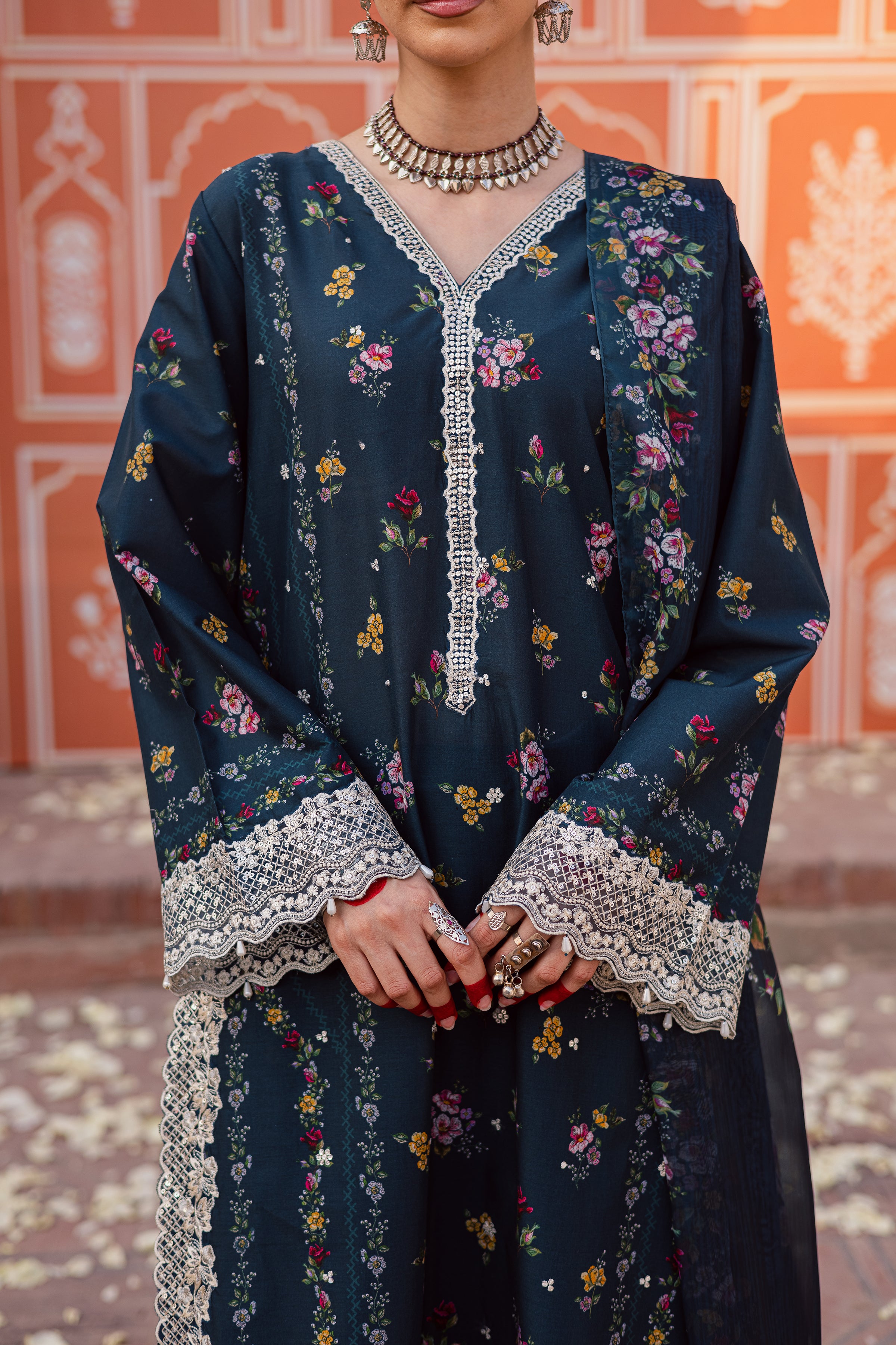  Cicillia 3Pc - Festive Eid Prints BATIKEID2026  BATIK   XS / Blue / Lawn-S / Blue / Lawn-M / Blue / Lawn-L / Blue / Lawn-XL / Blue / Lawn
