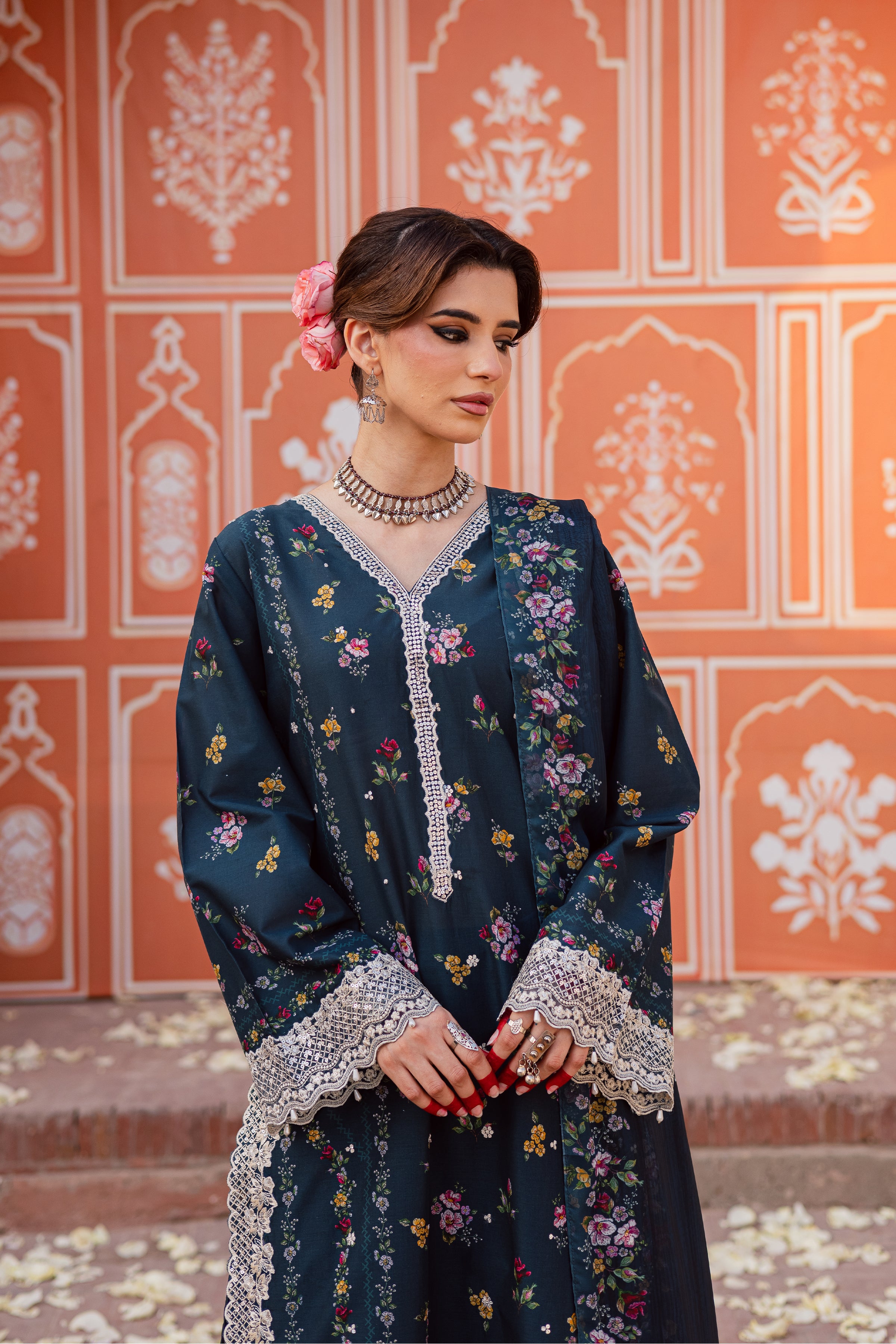  Cicillia 3Pc - Festive Eid Prints BATIKEID2026  BATIK   XS / Blue / Lawn-S / Blue / Lawn-M / Blue / Lawn-L / Blue / Lawn-XL / Blue / Lawn