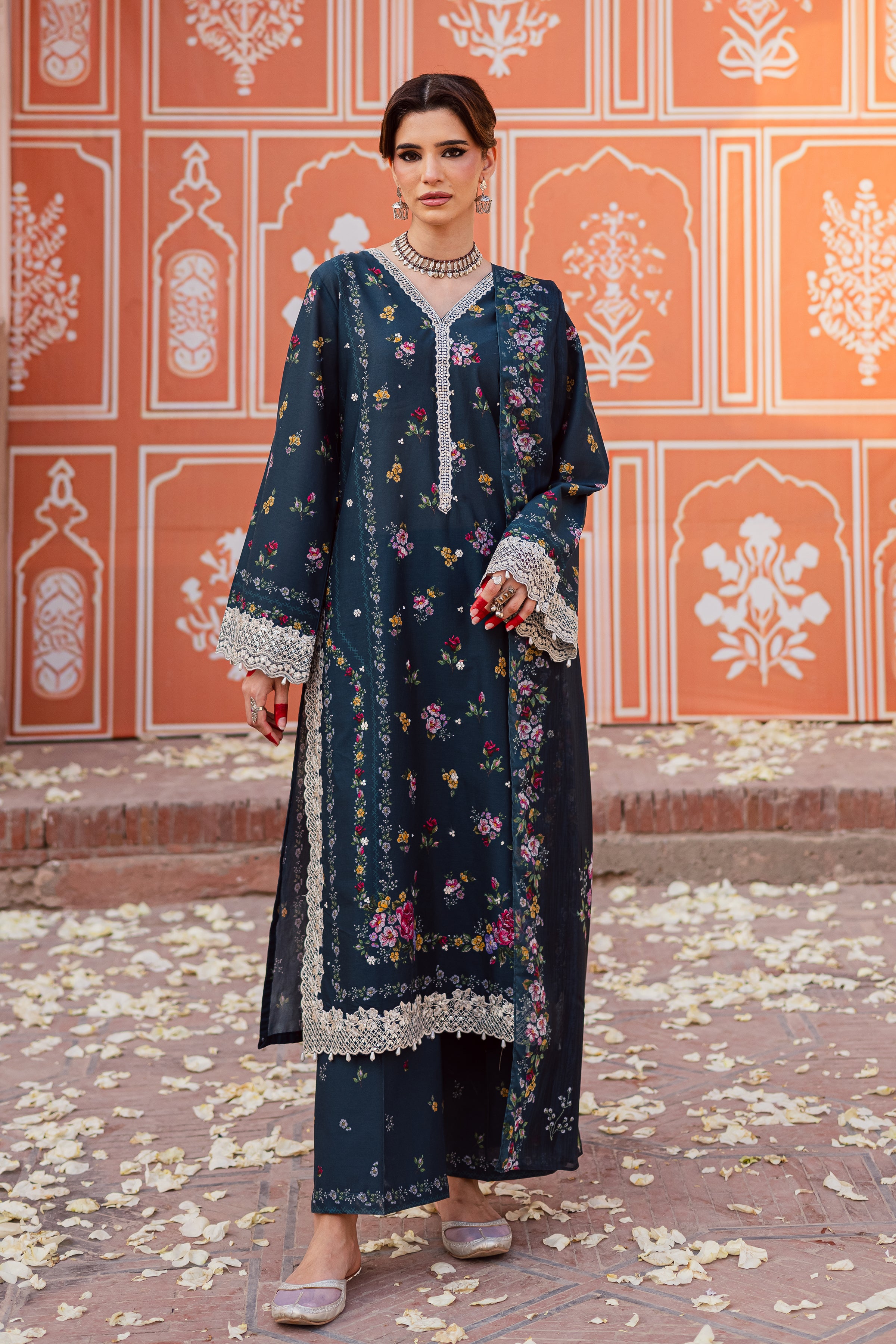  Cicillia 3Pc - Festive Eid Prints BATIKEID2026  BATIK   XS / Blue / Lawn-S / Blue / Lawn-M / Blue / Lawn-L / Blue / Lawn-XL / Blue / Lawn