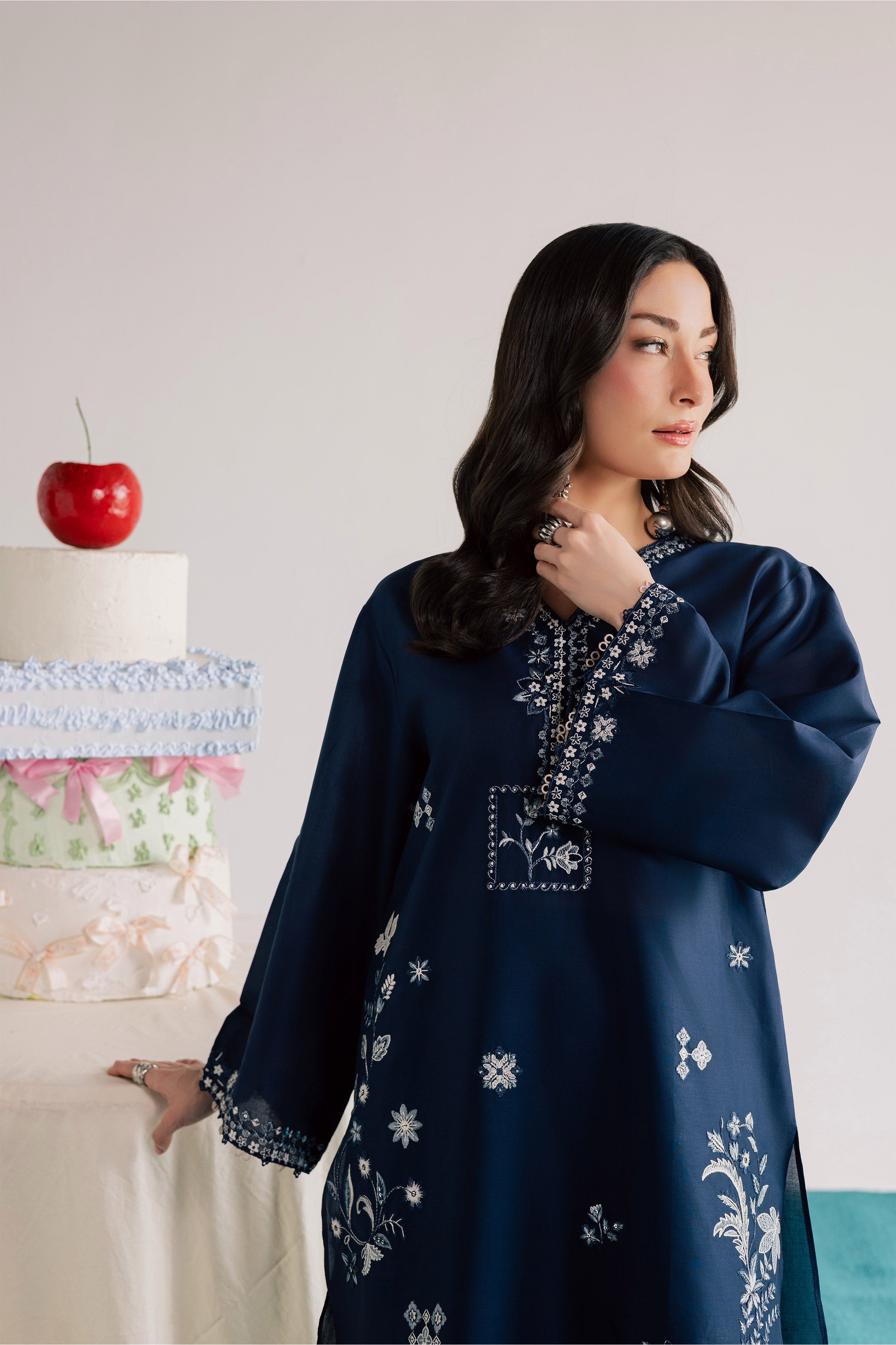  Ciel 2Pc - Embroidered Lawn Dress EverydayEdit26  BATIK   XS / Midnight Blue / Pima Lawn-S / Midnight Blue / Pima Lawn-M / Midnight Blue / Pima Lawn-L / Midnight Blue / Pima Lawn-XL / Midnight Blue / Pima Lawn